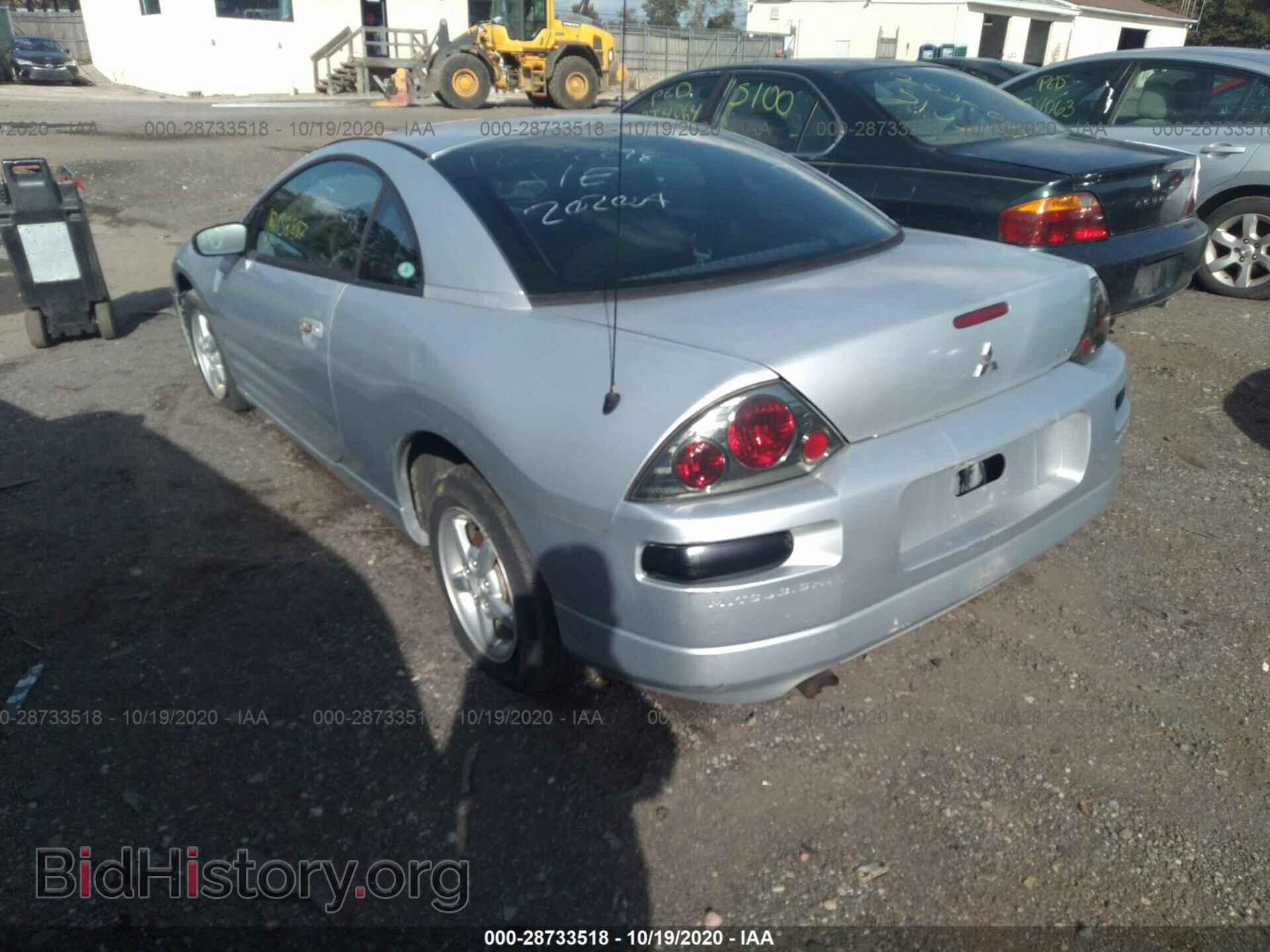 2003 MITSUBISHI ECLIPSE - VIN: 4A3AC34G23E050276 - Фото 3
