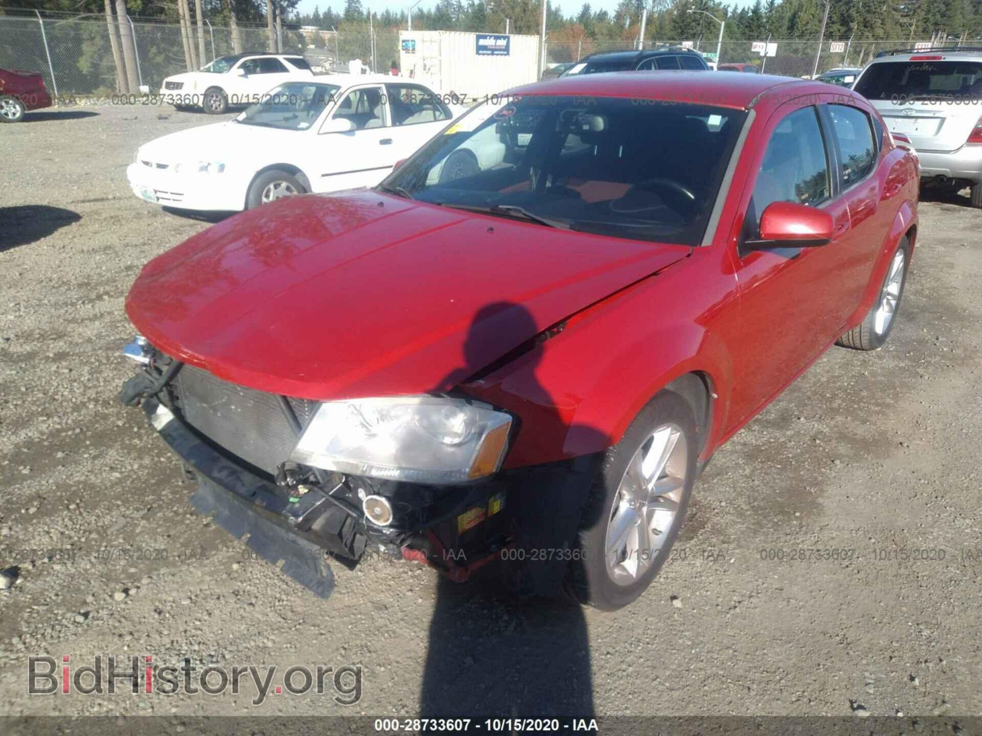 2011 DODGE AVENGER - VIN: 1B3BD1FG0BN574242 - Фото 2