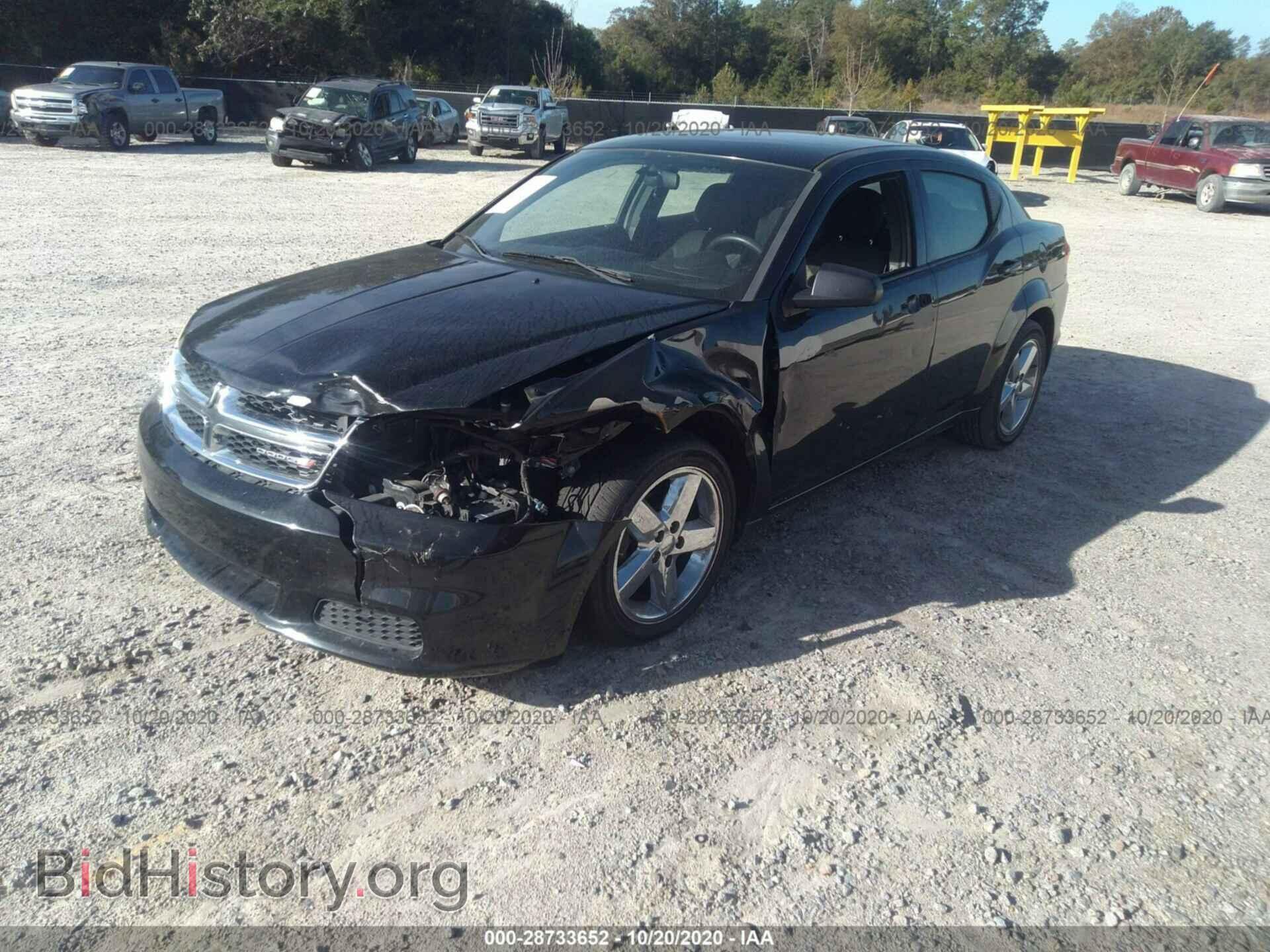 2013 DODGE AVENGER - VIN: 1C3CDZAB8DN666977 - Фото 2