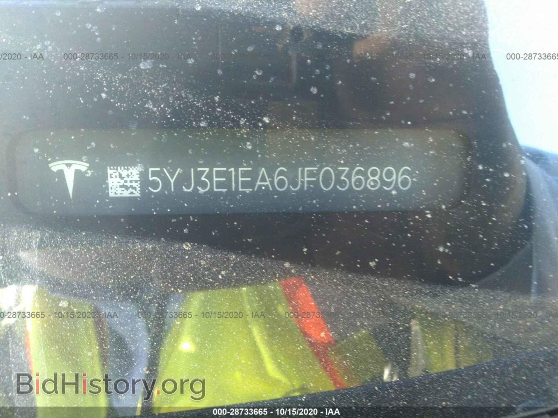 2018 TESLA MODEL 3 - VIN: 5YJ3E1EA6JF036896 - Photo 9