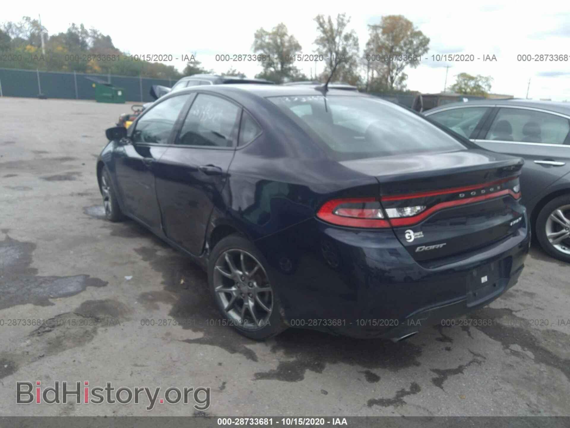 2015 DODGE DART - VIN: 1C3CDFBB7FD144587 - Фото 3