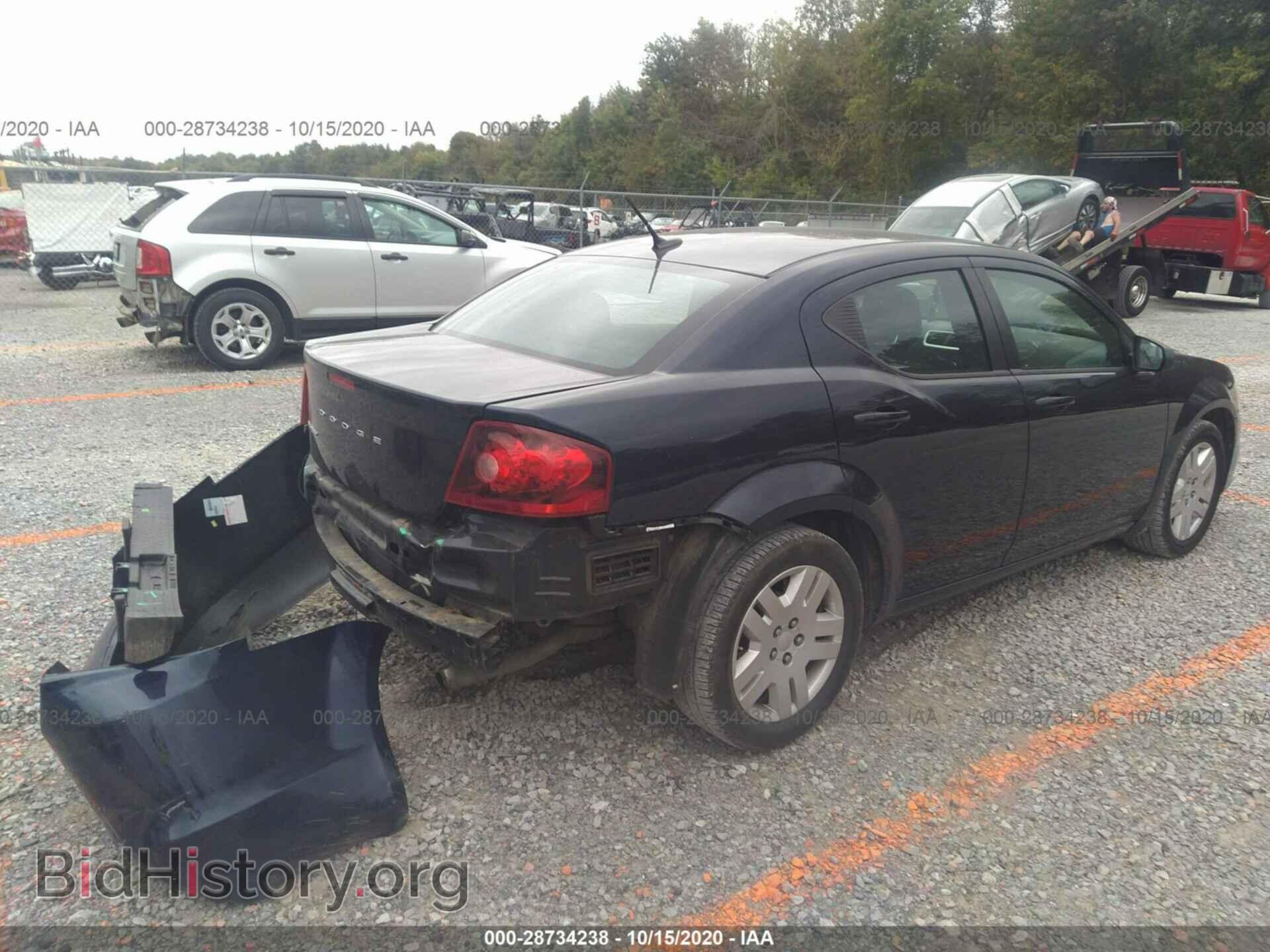 2012 DODGE AVENGER - VIN: 1C3CDZAB3CN170161 - Фото 4