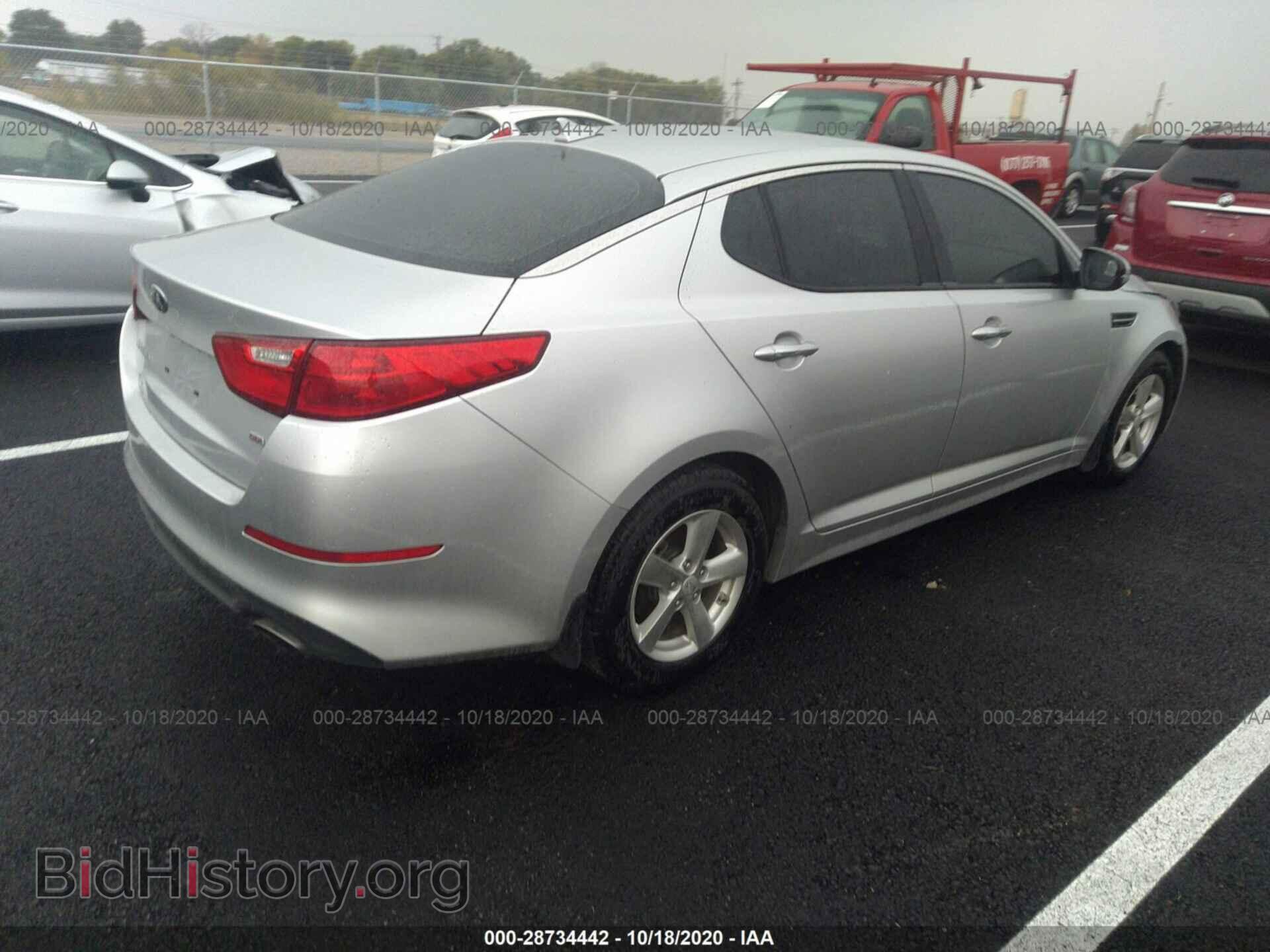 2014 KIA OPTIMA - VIN: KNAGM4A75E5453849 - Photo 4