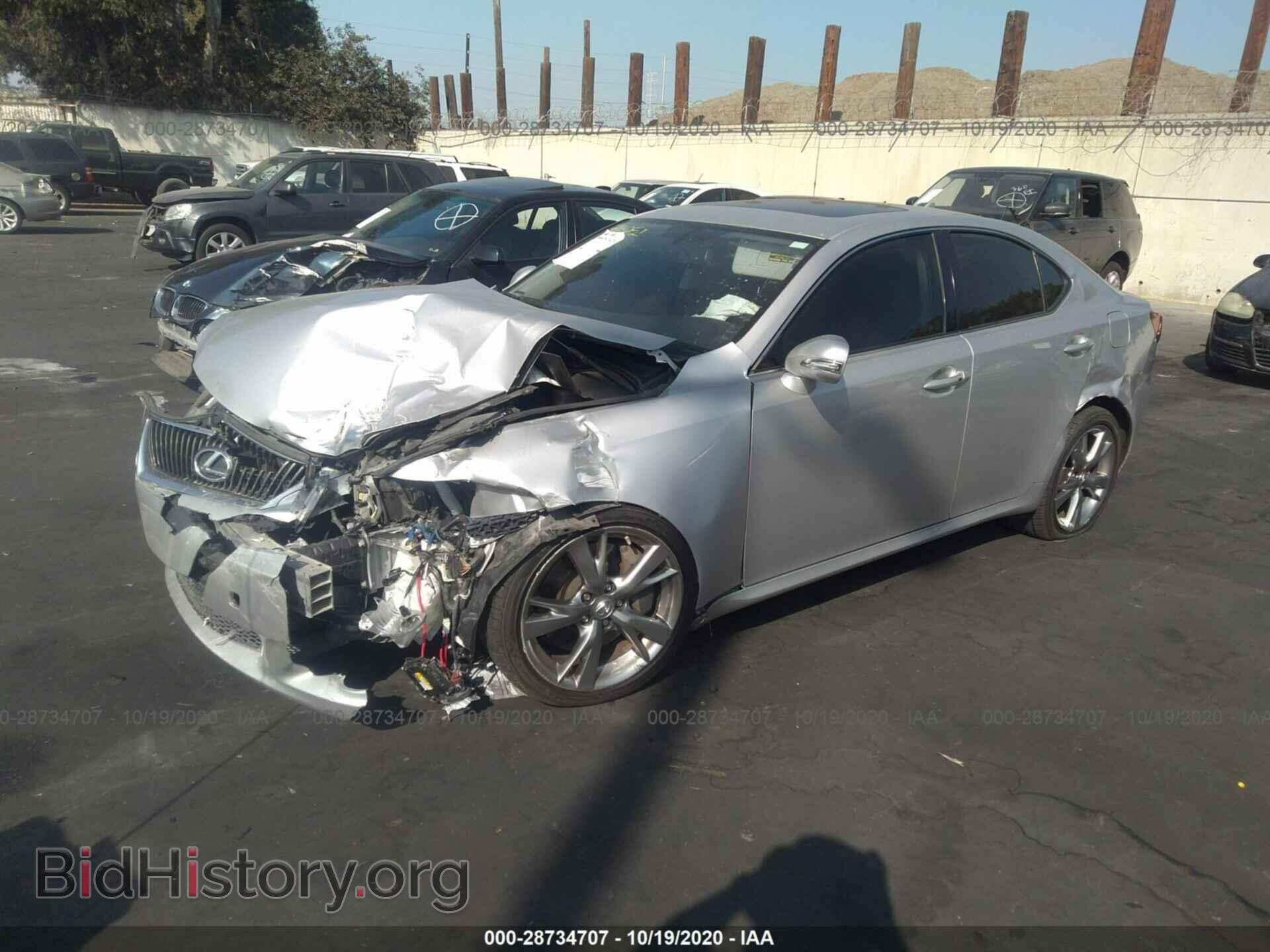 2010 LEXUS IS 350 - VIN: JTHBE5C26A2017698 - Фото 2