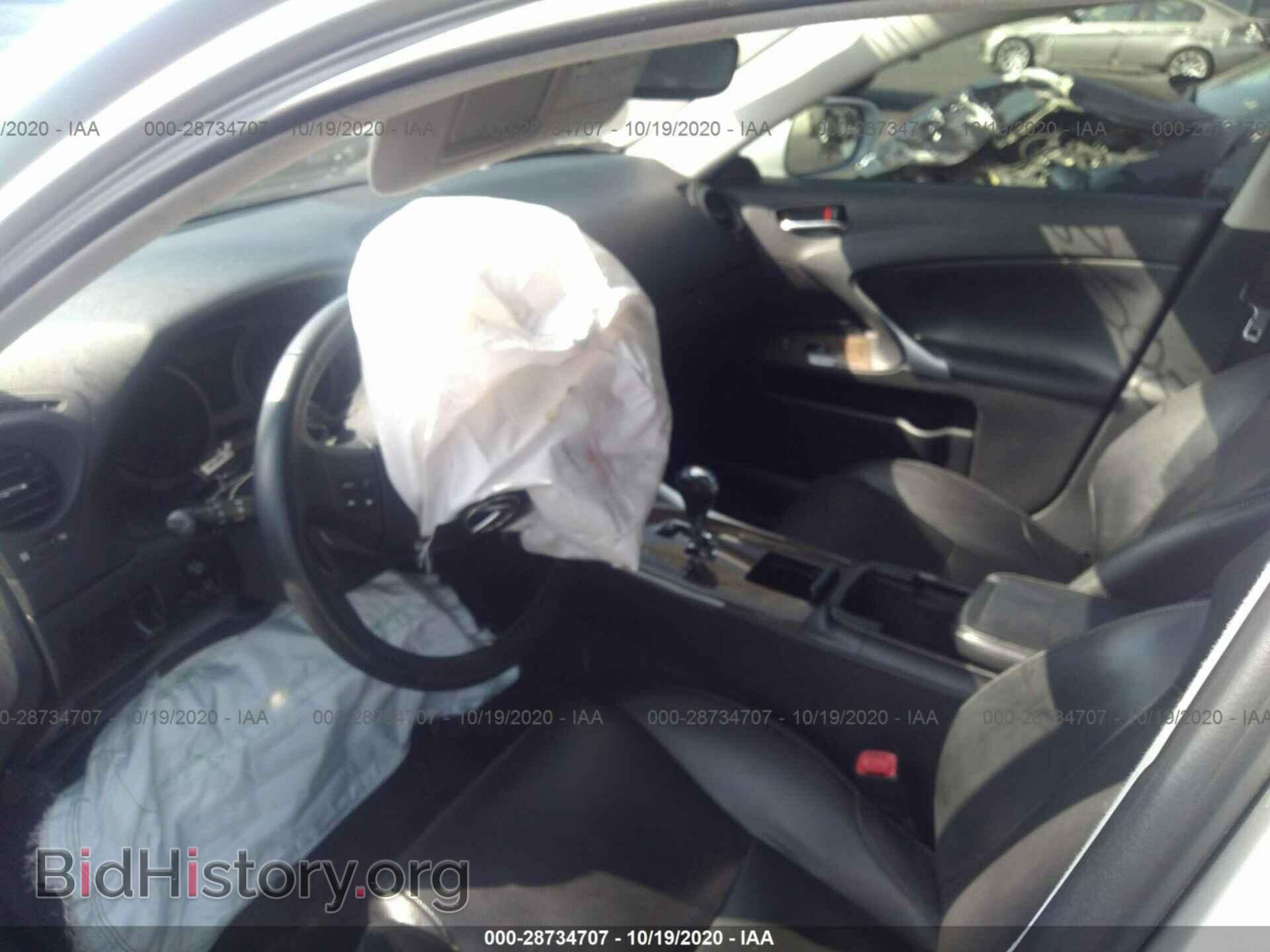 2010 LEXUS IS 350 - VIN: JTHBE5C26A2017698 - Фото 8