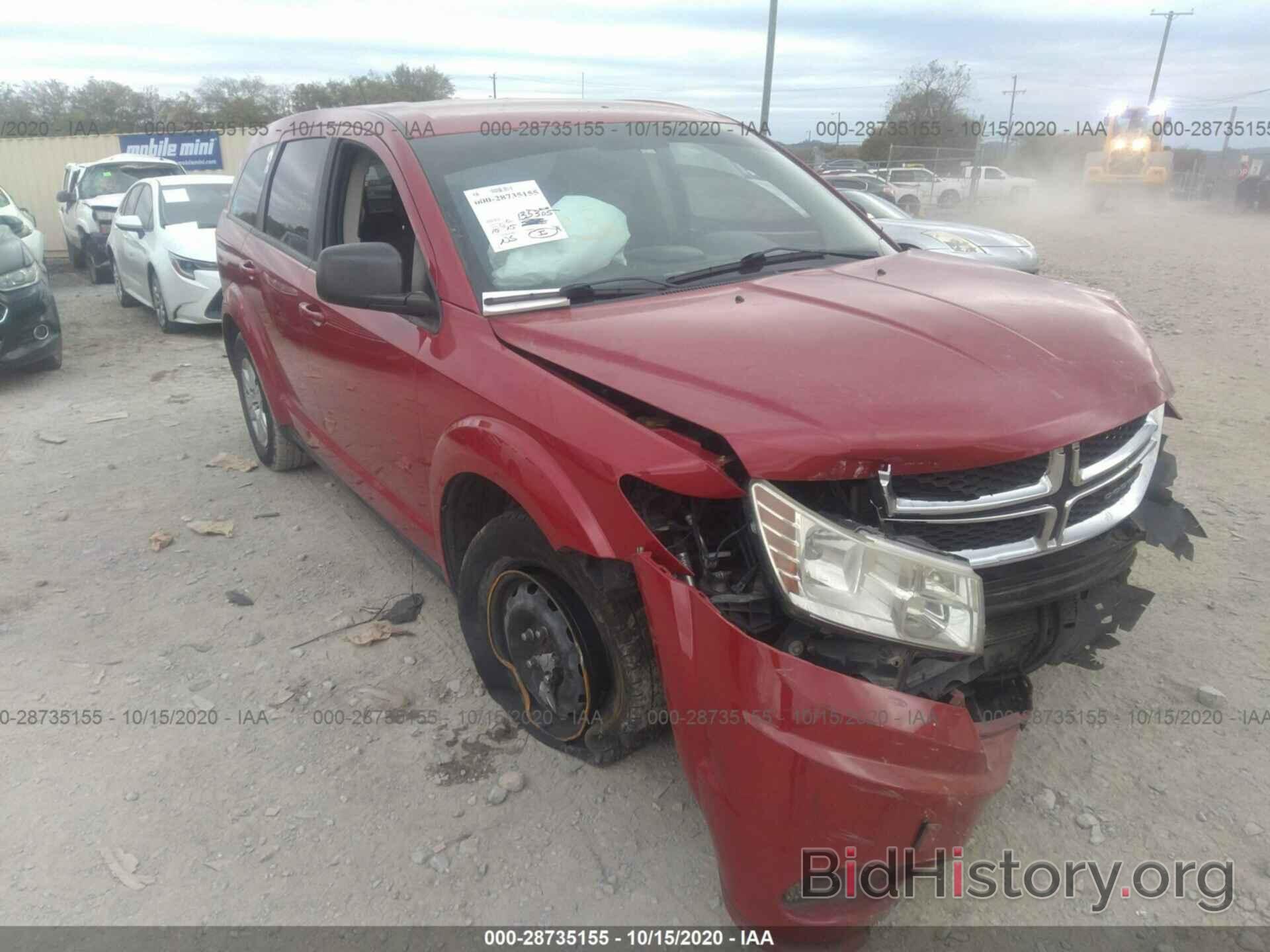 Photo 3C4PDCAB3CT349598 - DODGE JOURNEY 2012