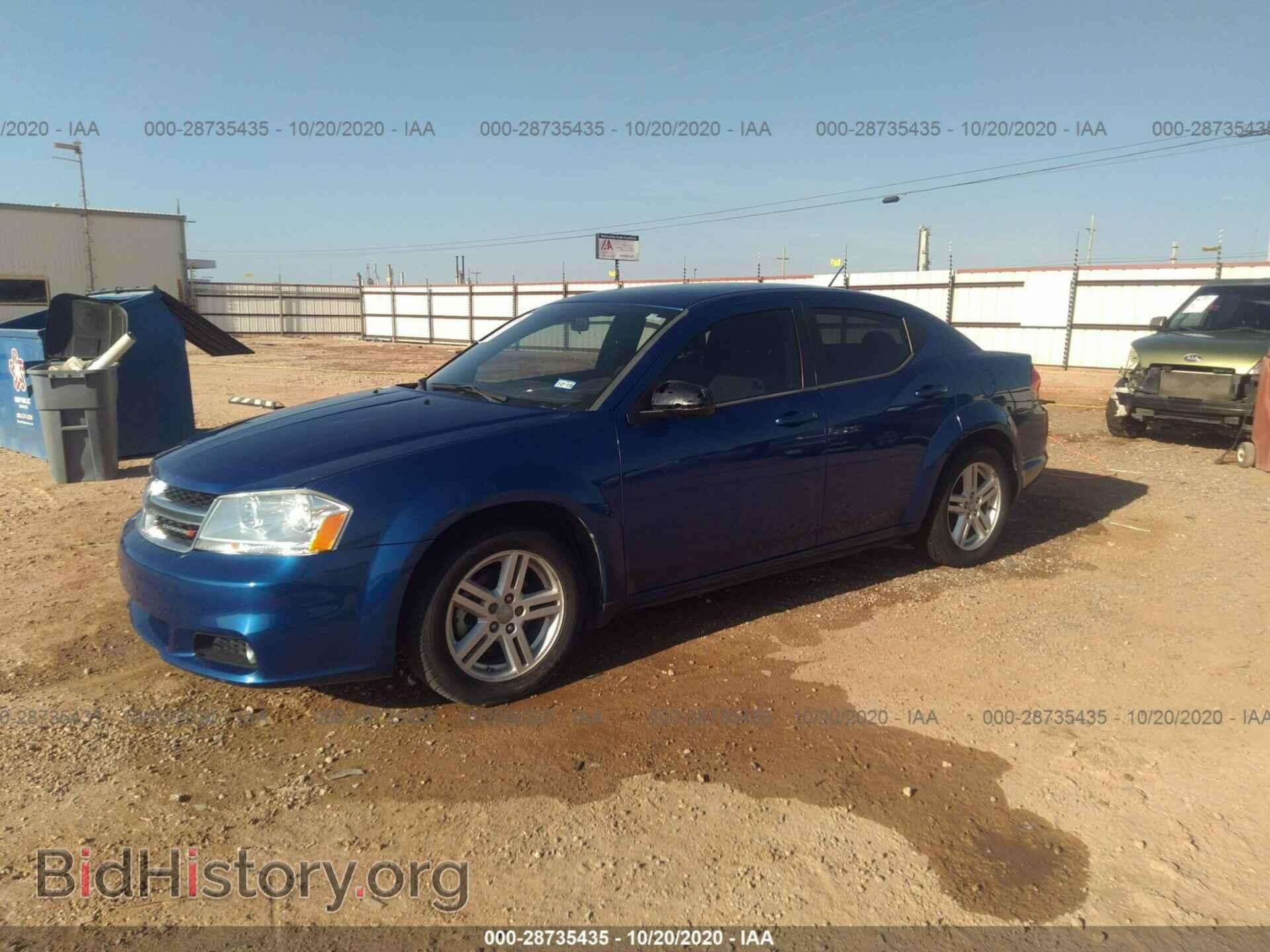 2013 DODGE AVENGER - VIN: 1C3CDZCB5DN613490 - Фото 2