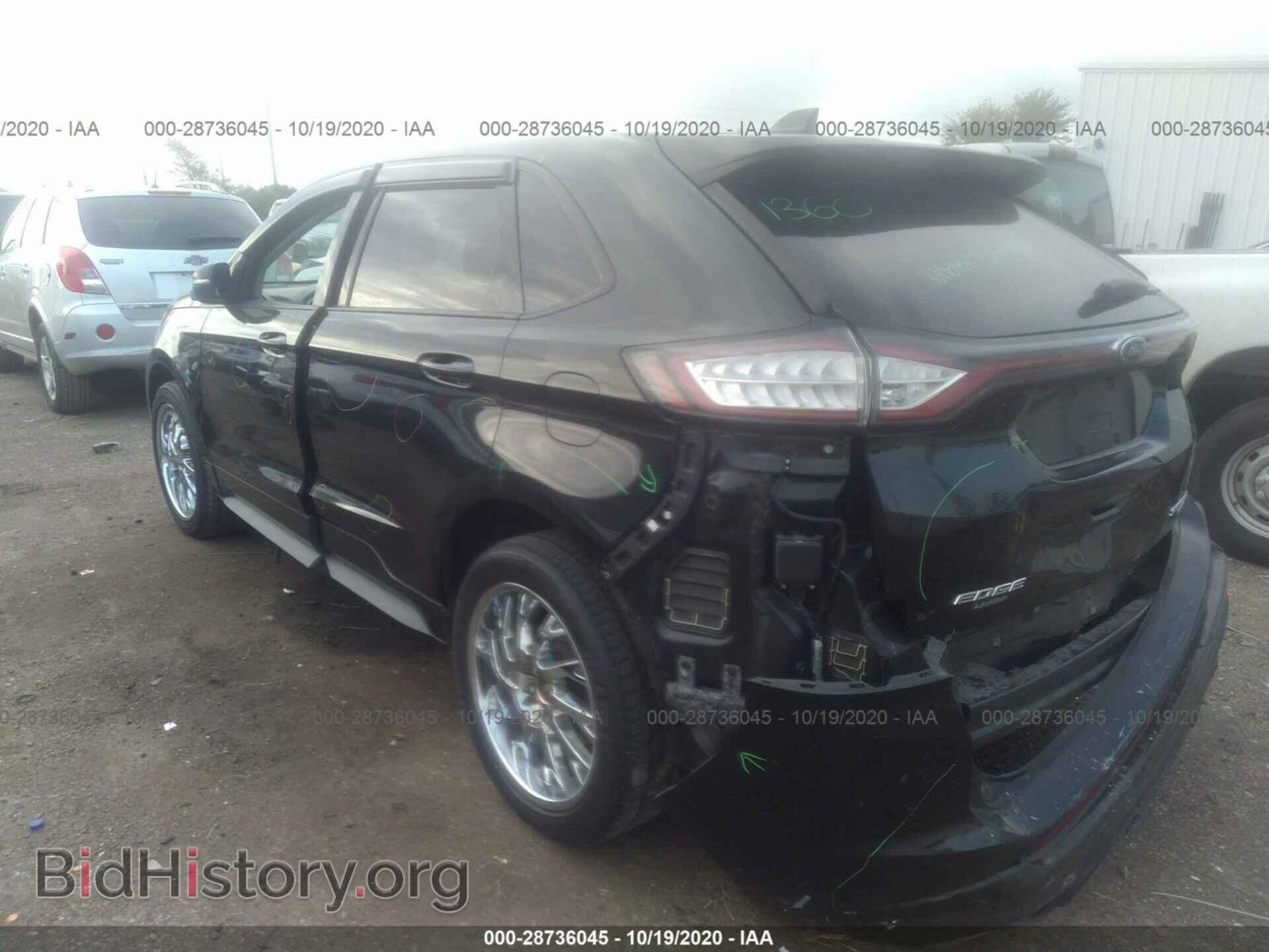 2015 FORD EDGE - VIN: 2FMTK4AP4FBC29164 - Фото 3