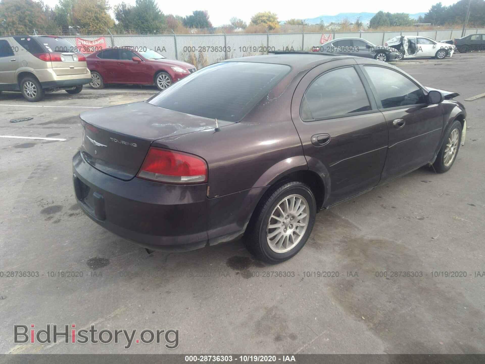 2004 CHRYSLER SEBRING - VIN: 1C3EL56R24N411929 - Фото 4