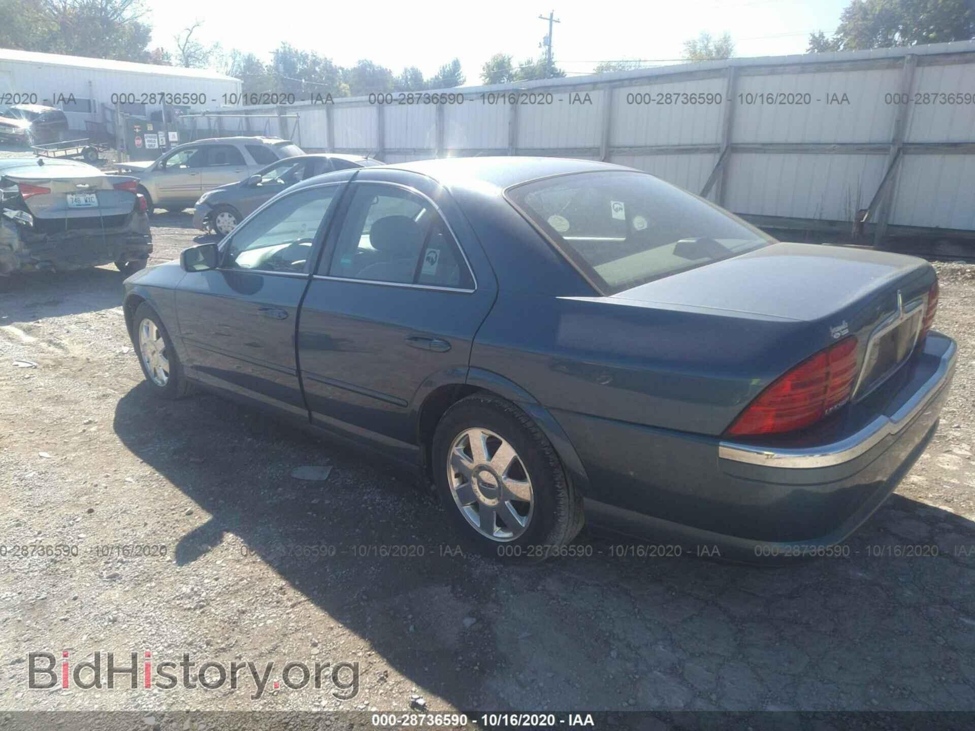 2002 LINCOLN LS - VIN: 1LNHM86S62Y665029 - Фото 3