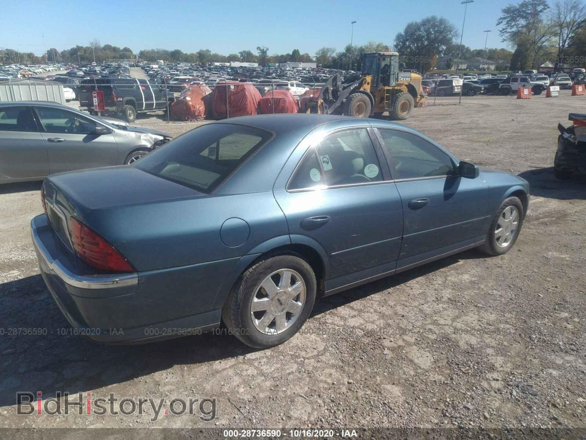 2002 LINCOLN LS - VIN: 1LNHM86S62Y665029 - Фото 4