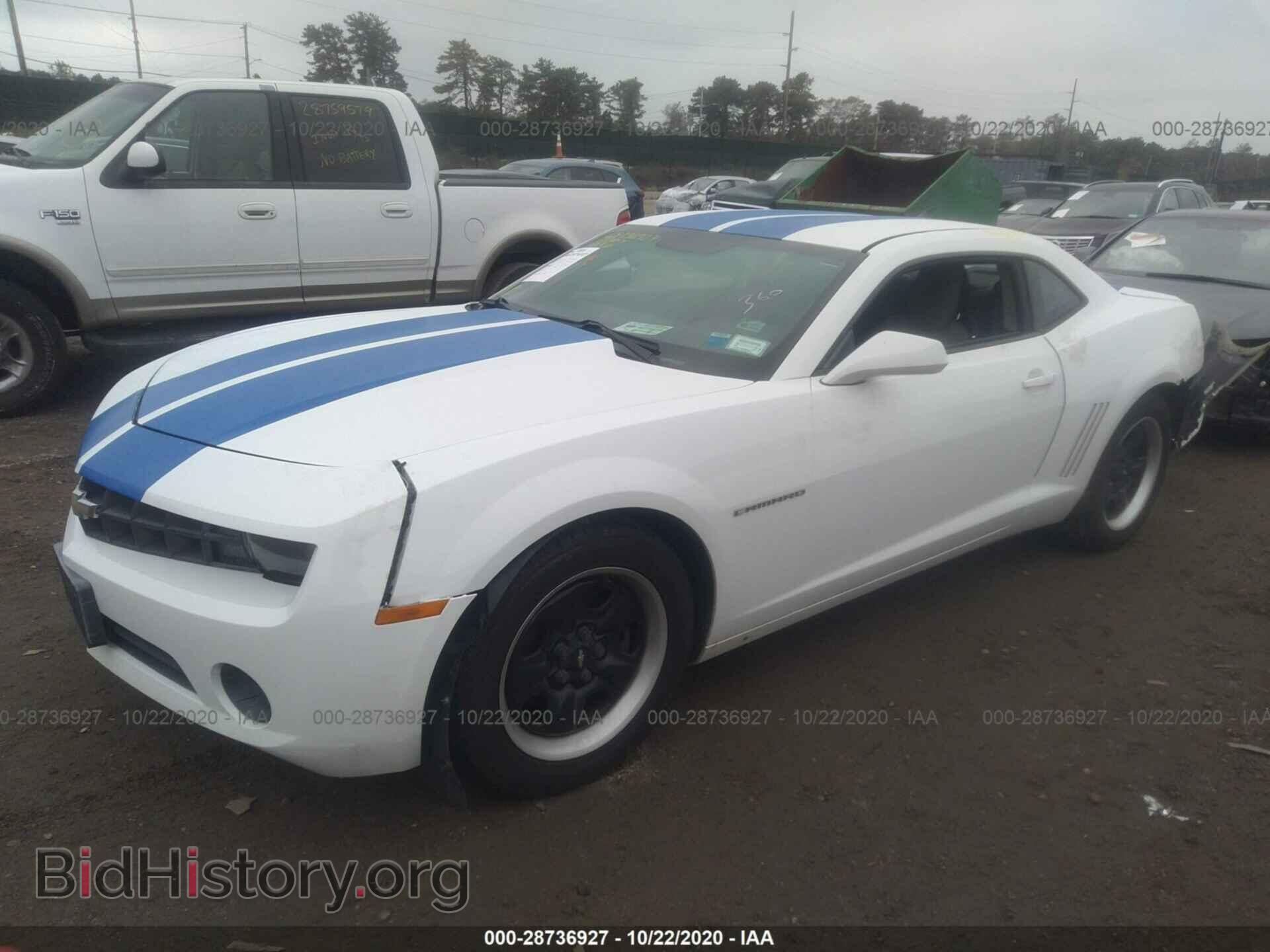 2012 CHEVROLET CAMARO - VIN: 2G1FE1E37C9195344 - Фото 2