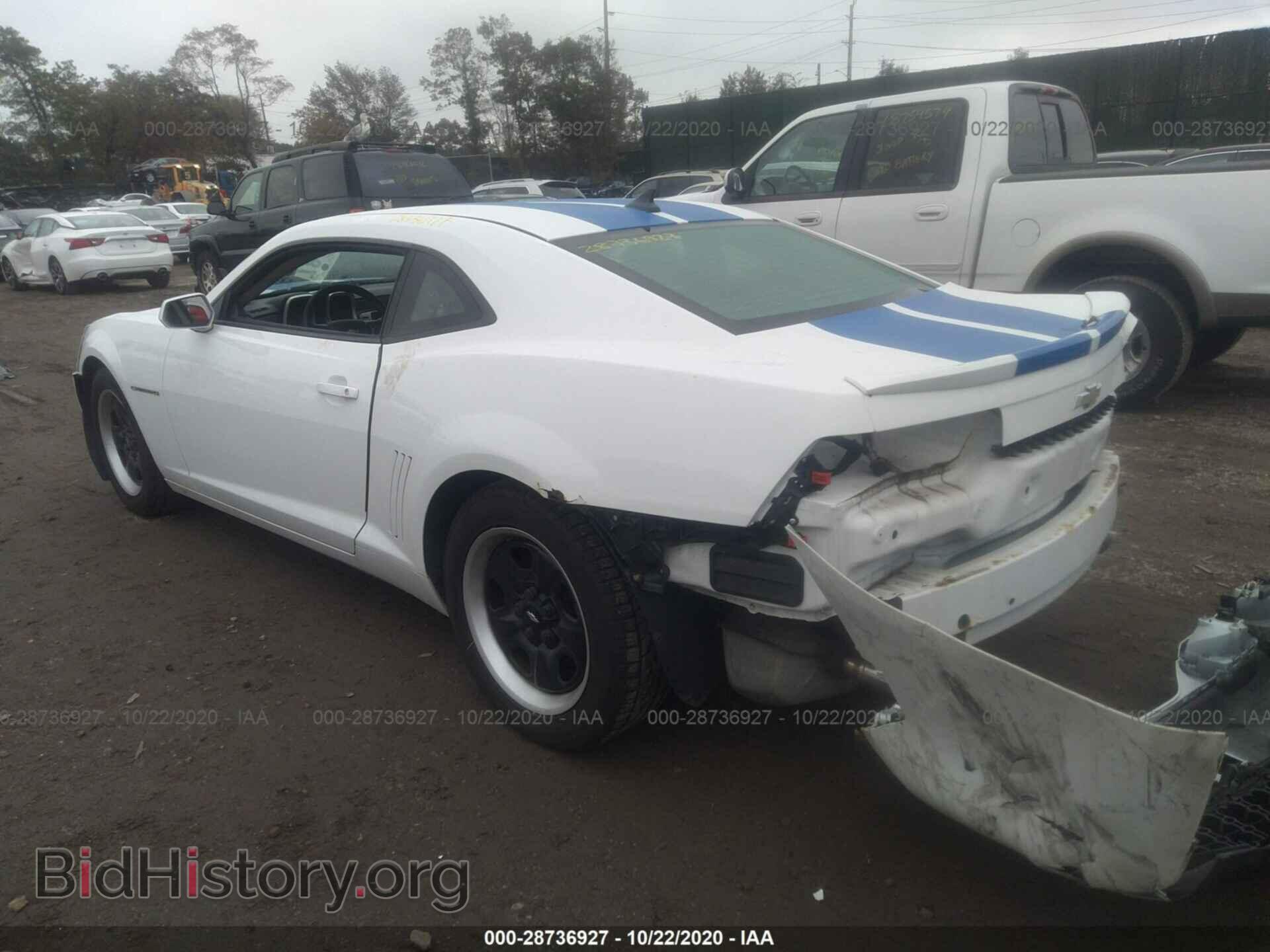 2012 CHEVROLET CAMARO - VIN: 2G1FE1E37C9195344 - Фото 3