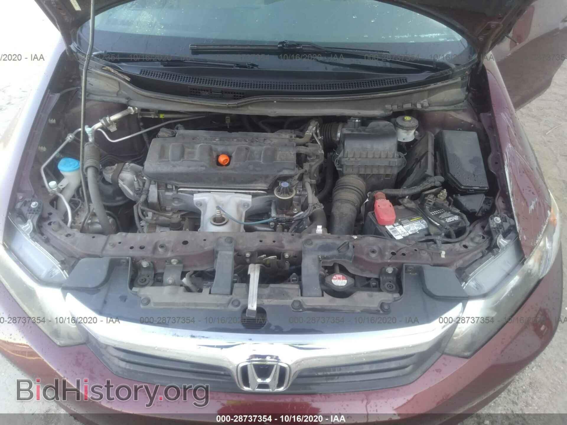 2012 HONDA CIVIC SDN - VIN: 2HGFB2F5XCH606894 - Фото 10