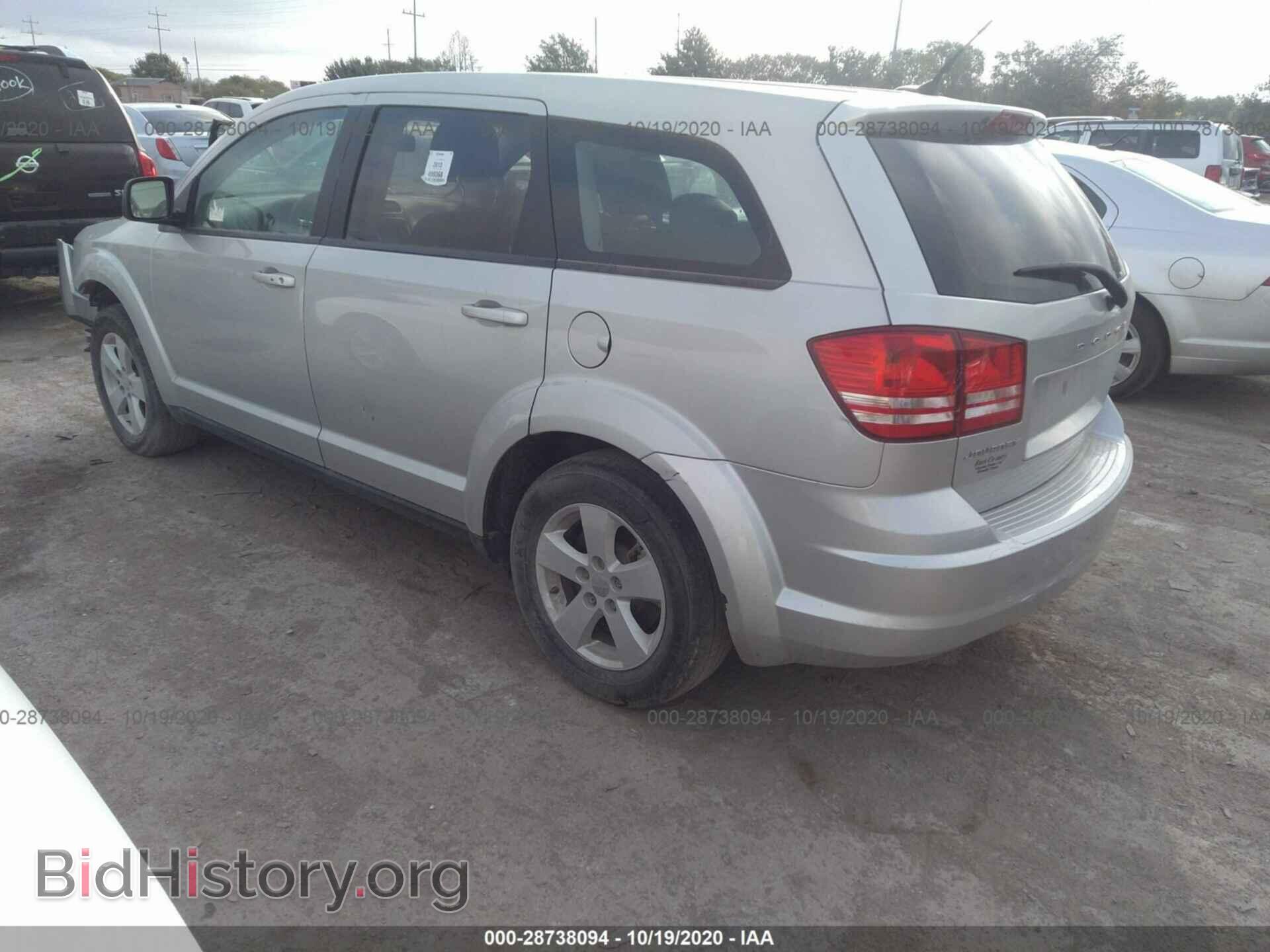 2013 DODGE JOURNEY - VIN: 3C4PDCAB7DT576097 - Фото 3