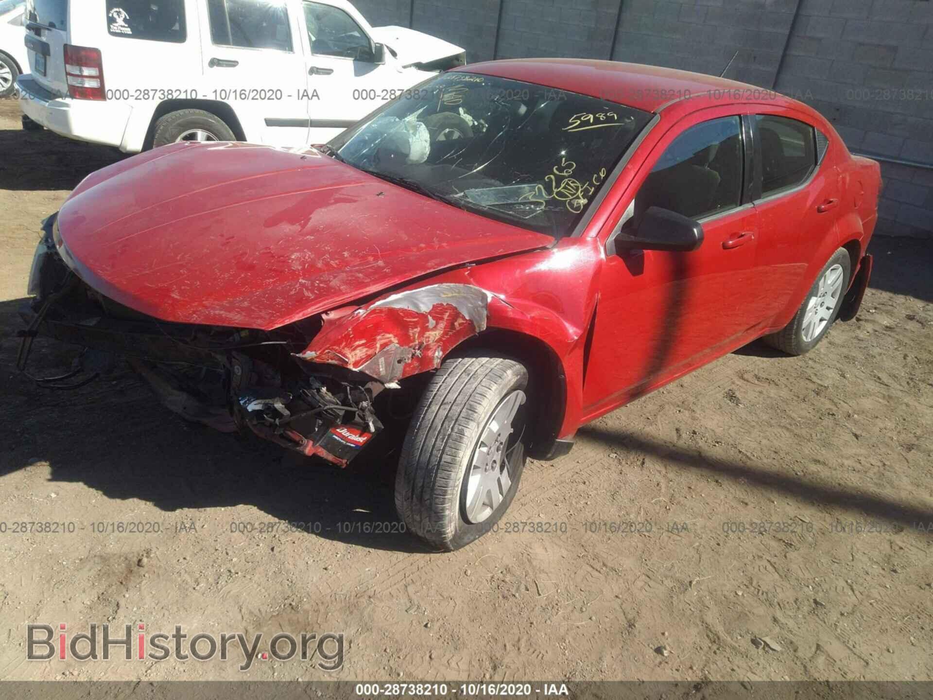 2013 DODGE AVENGER - VIN: 1C3CDZABXDN622964 - Фото 2