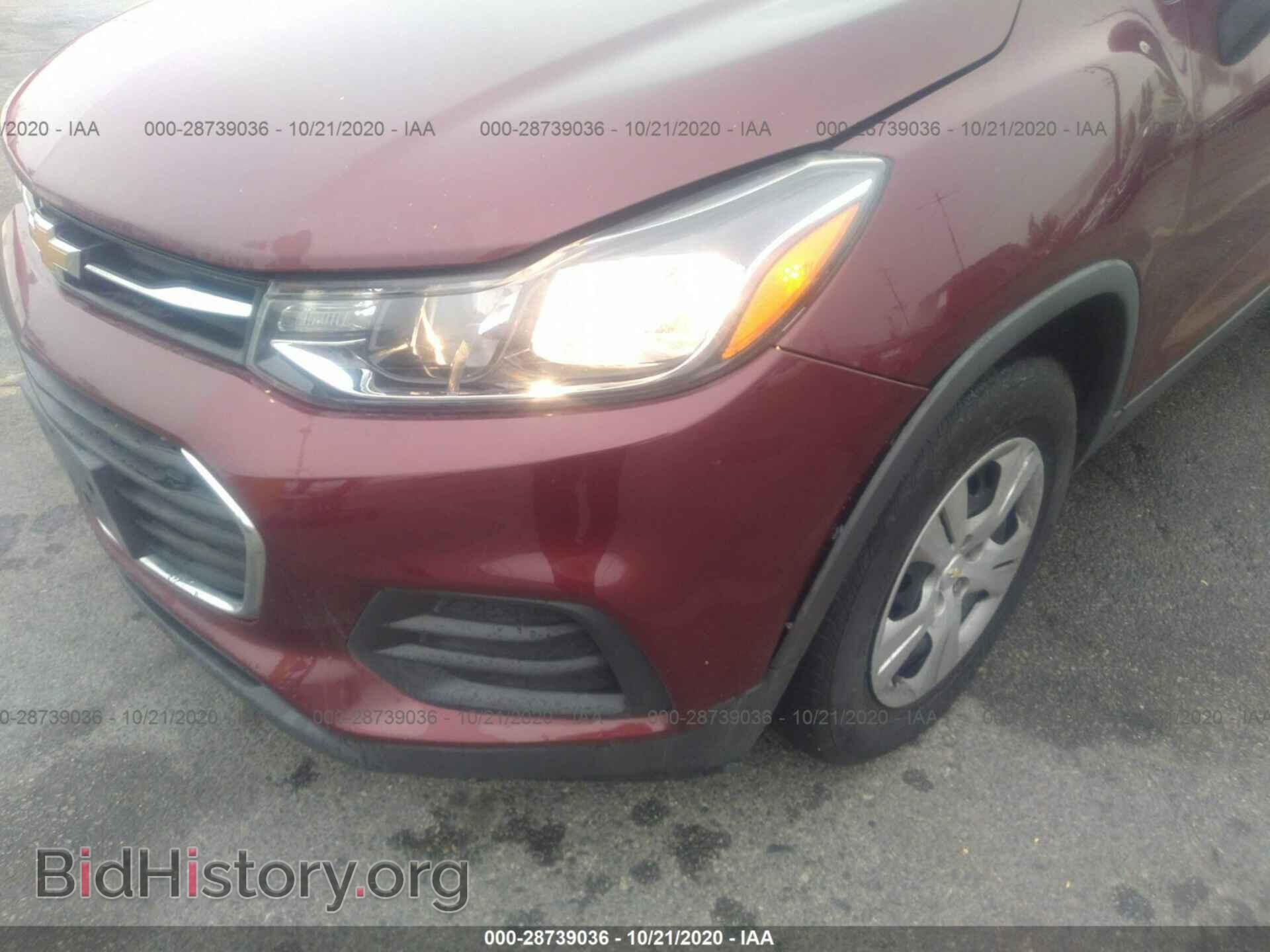 2017 CHEVROLET TRAX - VIN: 3GNCJKSB6HL275219 - Фото 6