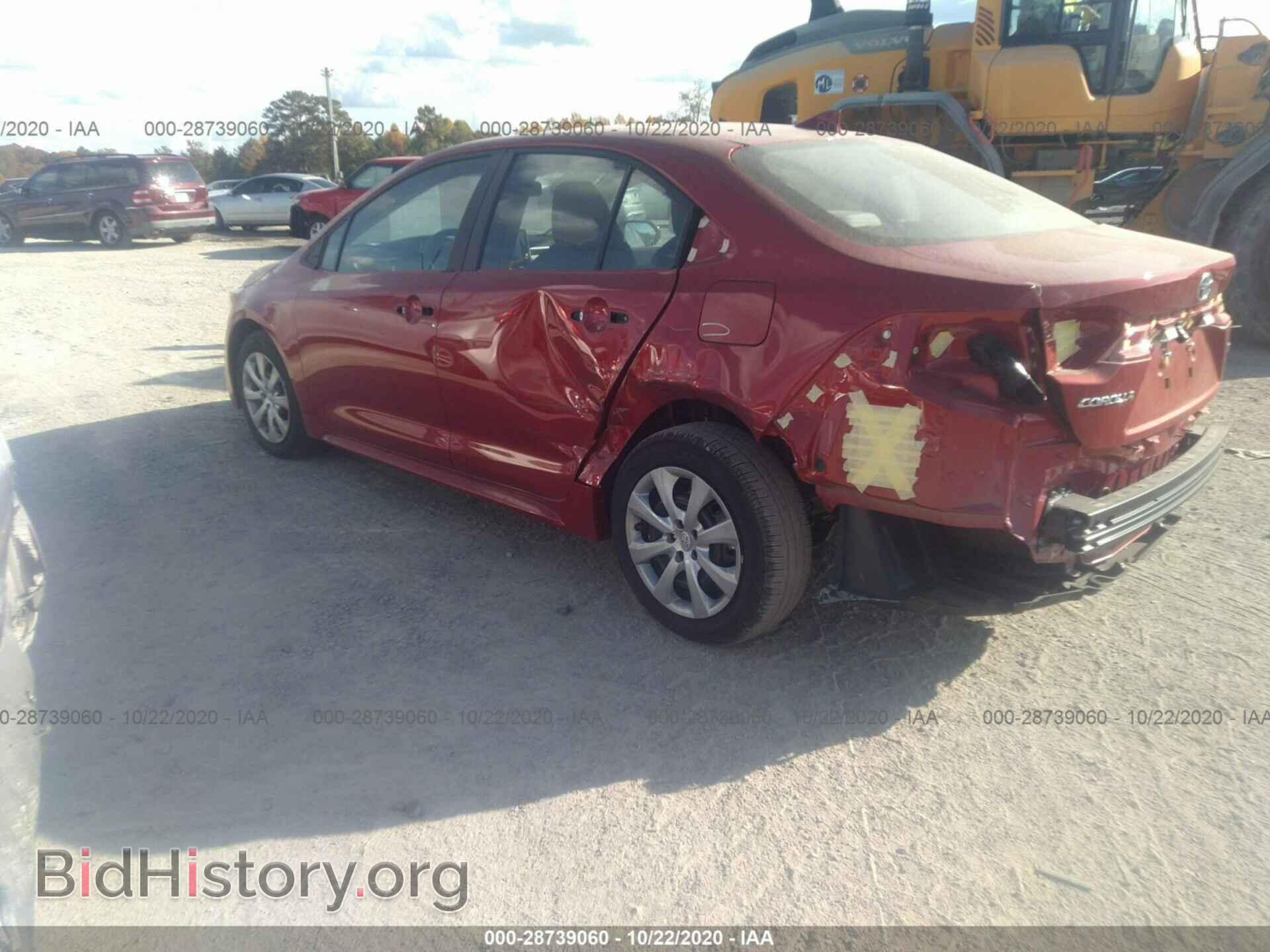 2020 TOYOTA COROLLA - VIN: 5YFEPRAE8LP114726 - Фото 3
