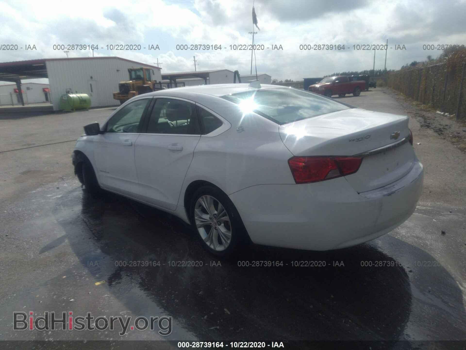 2014 CHEVROLET IMPALA - VIN: 2G1125S35E9310721 - Фото 3