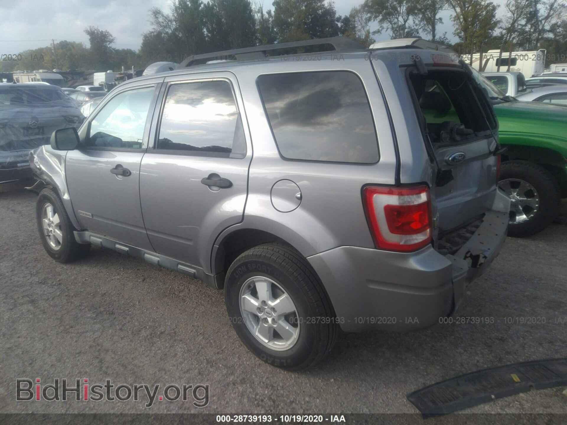 2008 FORD ESCAPE - VIN: 1FMCU03Z38KD23045 - Фото 3