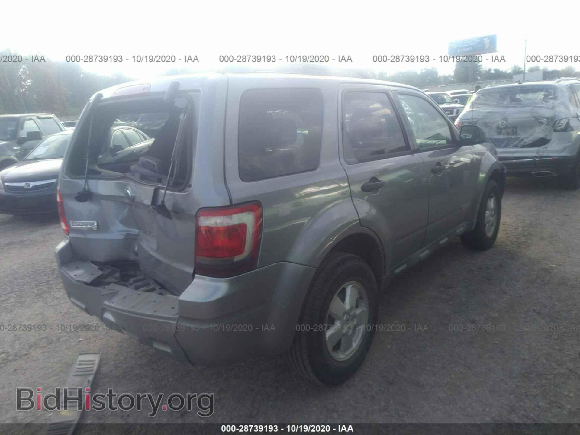 2008 FORD ESCAPE - VIN: 1FMCU03Z38KD23045 - Фото 4