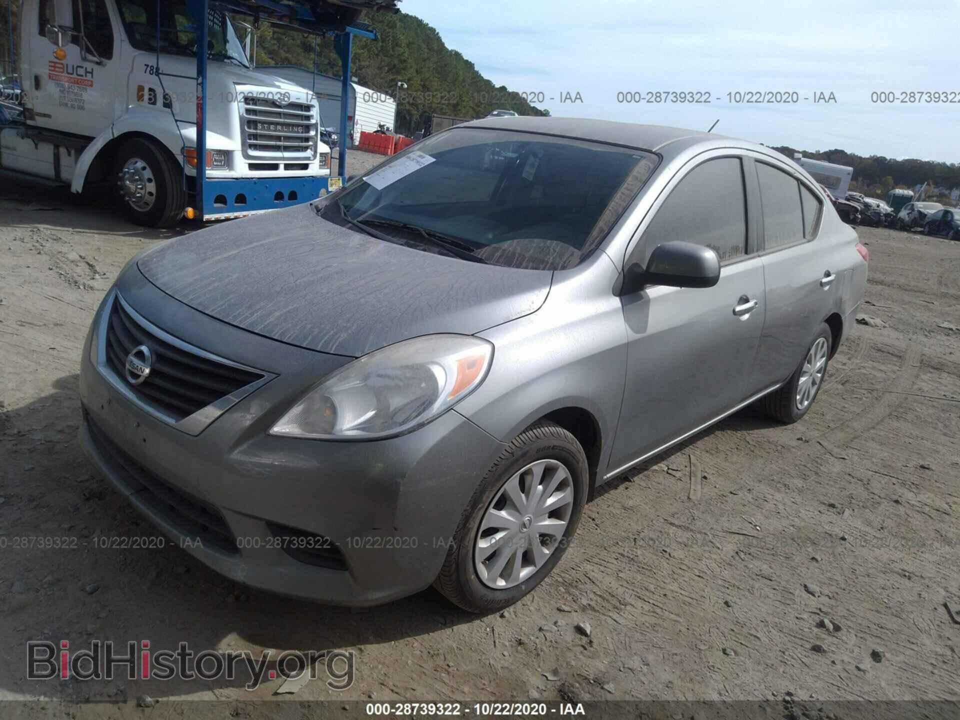 2012 NISSAN VERSA - VIN: 3N1CN7AP1CL922810 - Фото 2