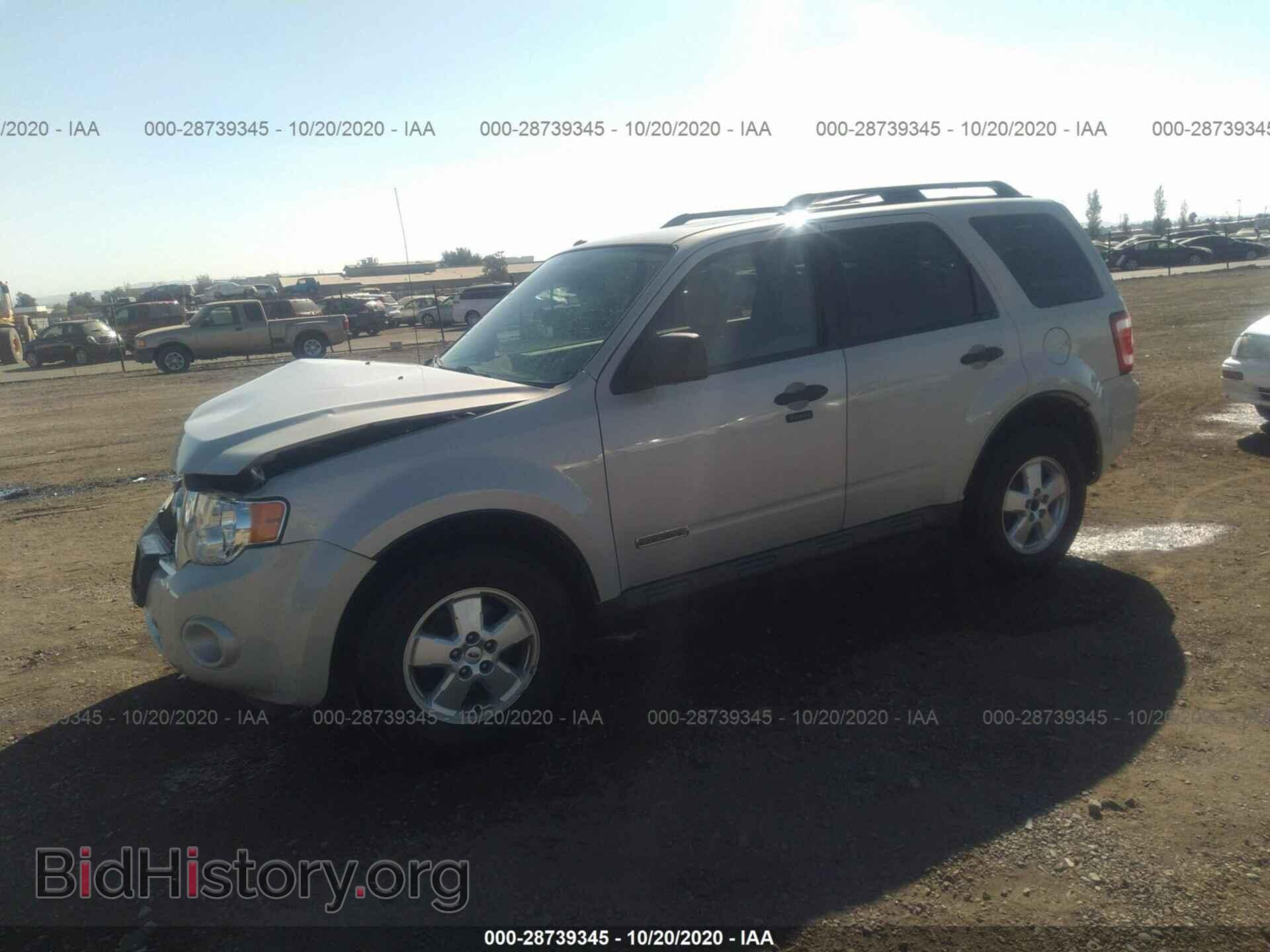 2008 FORD ESCAPE - VIN: 1FMCU03Z58KC70669 - Фото 2
