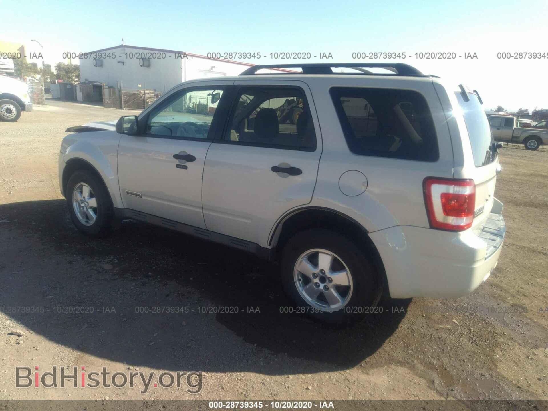 2008 FORD ESCAPE - VIN: 1FMCU03Z58KC70669 - Фото 3