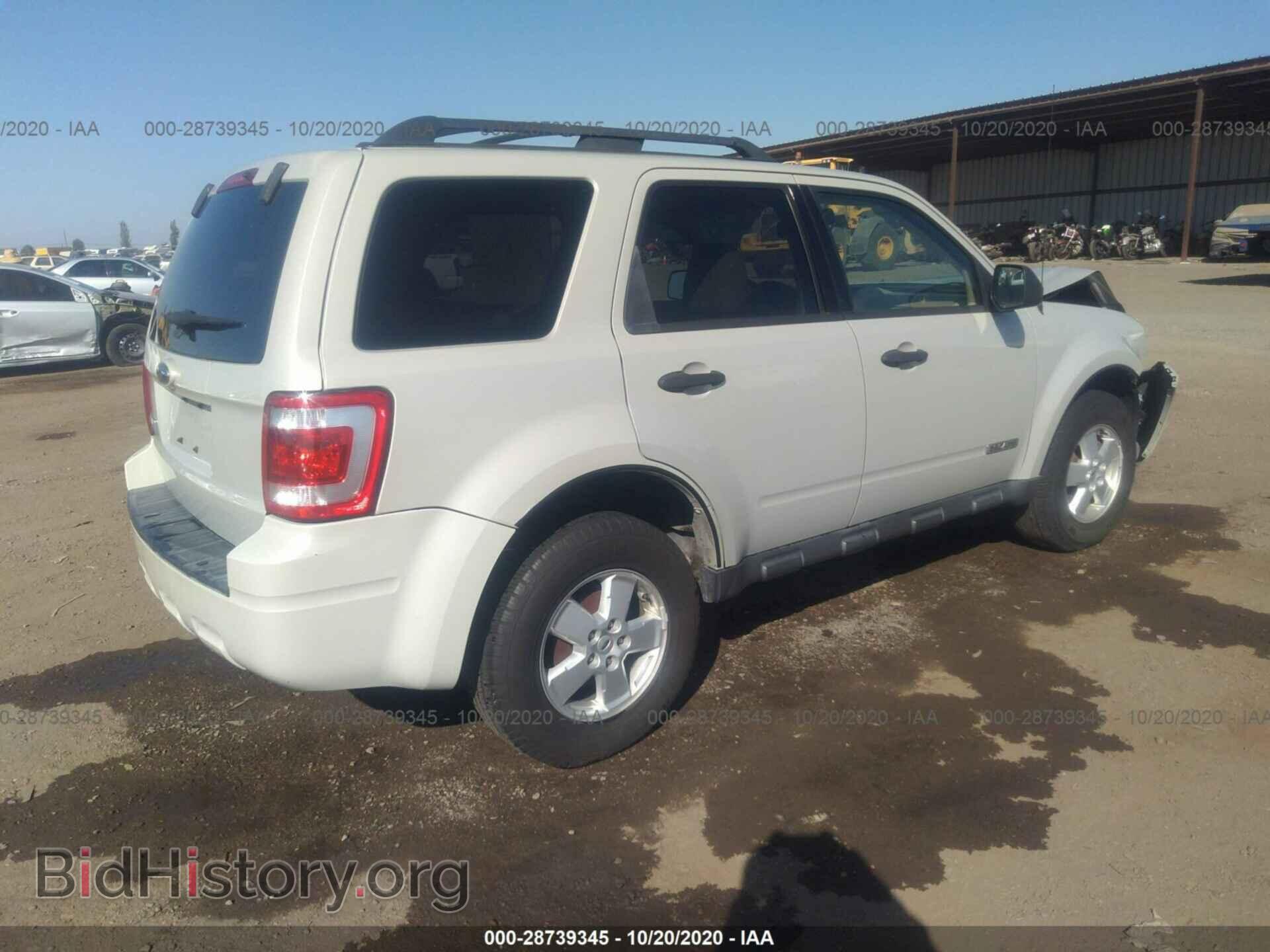 2008 FORD ESCAPE - VIN: 1FMCU03Z58KC70669 - Фото 4