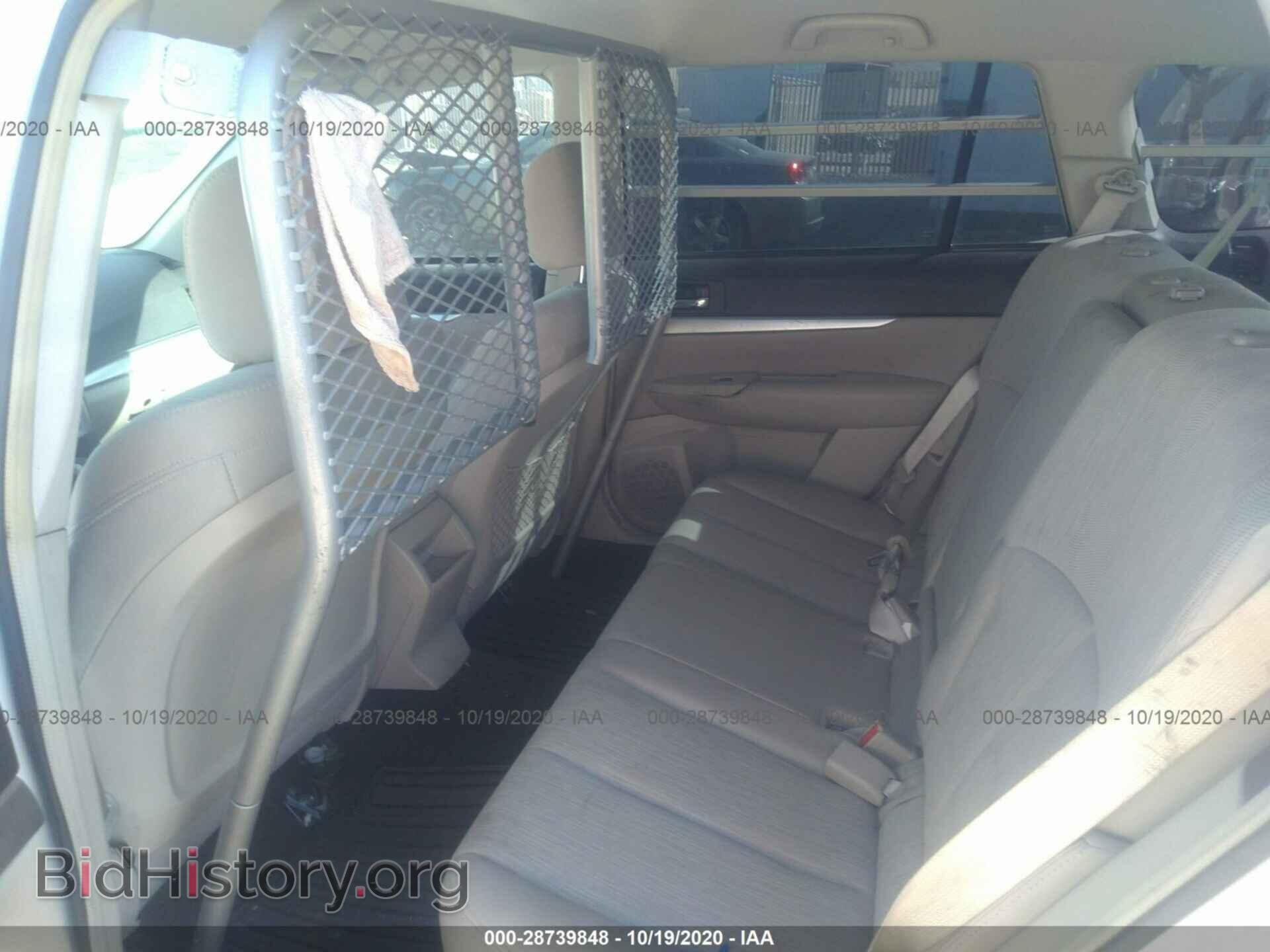 2014 SUBARU OUTBACK - VIN: 4S4BRBAC3E3253558 - Фото 8