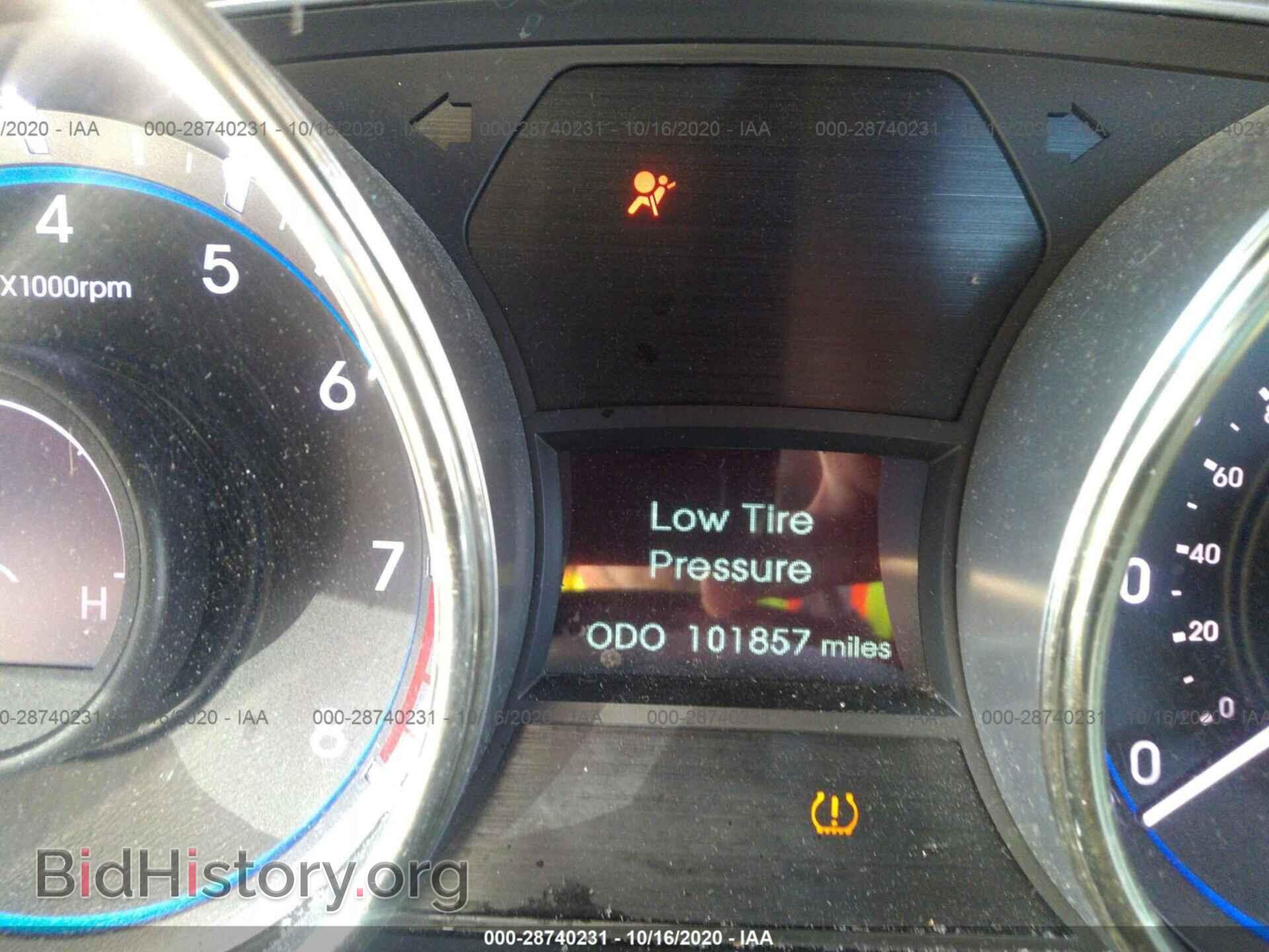 2012 HYUNDAI SONATA - VIN: 5NPEC4AC4CH474778 - Фото 7