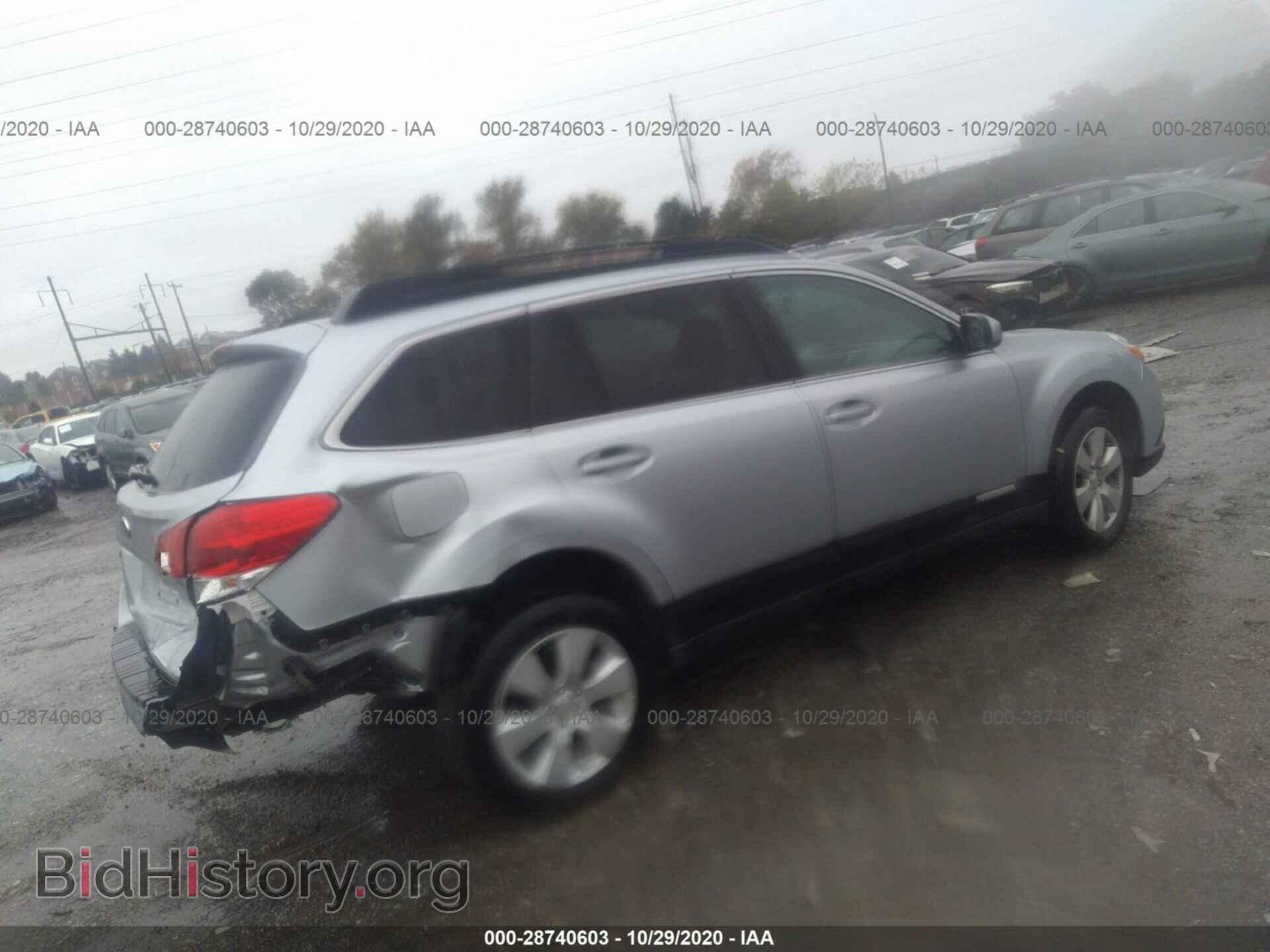 2012 SUBARU OUTBACK - VIN: 4S4BRBCC9C3224611 - Фото 4