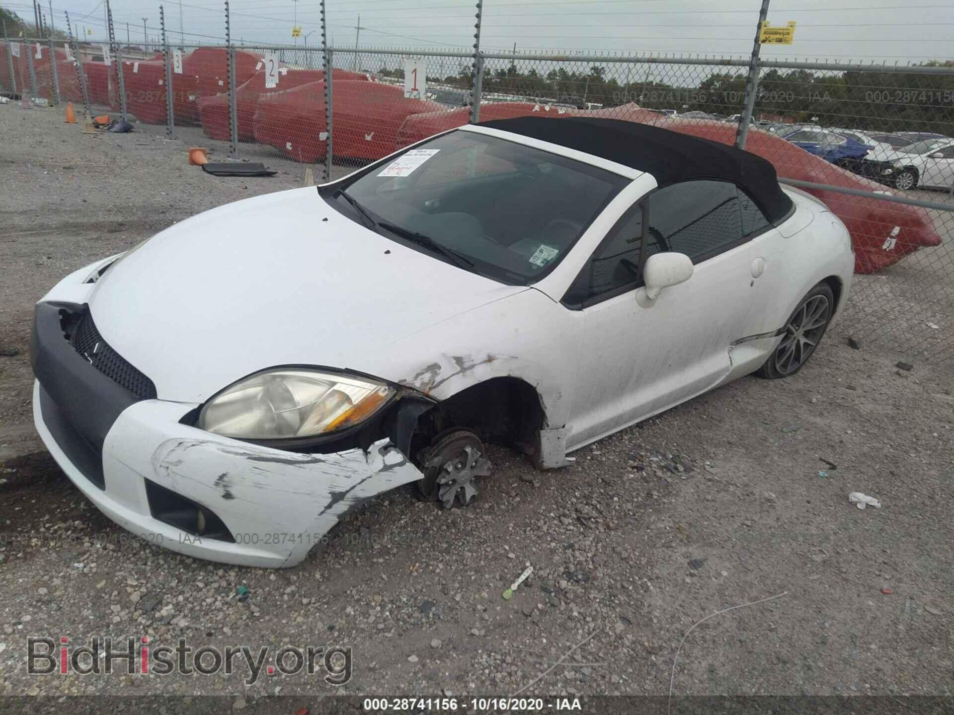 2012 MITSUBISHI ECLIPSE - VIN: 4A37L2EF5CE003477 - Photo 2