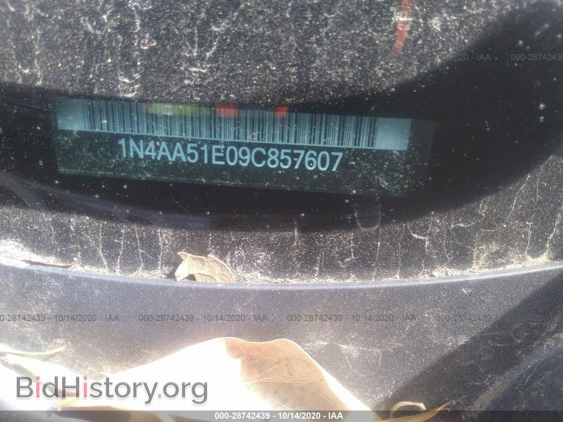 2009 NISSAN MAXIMA - VIN: 1N4AA51E09C857607 - Фото 9