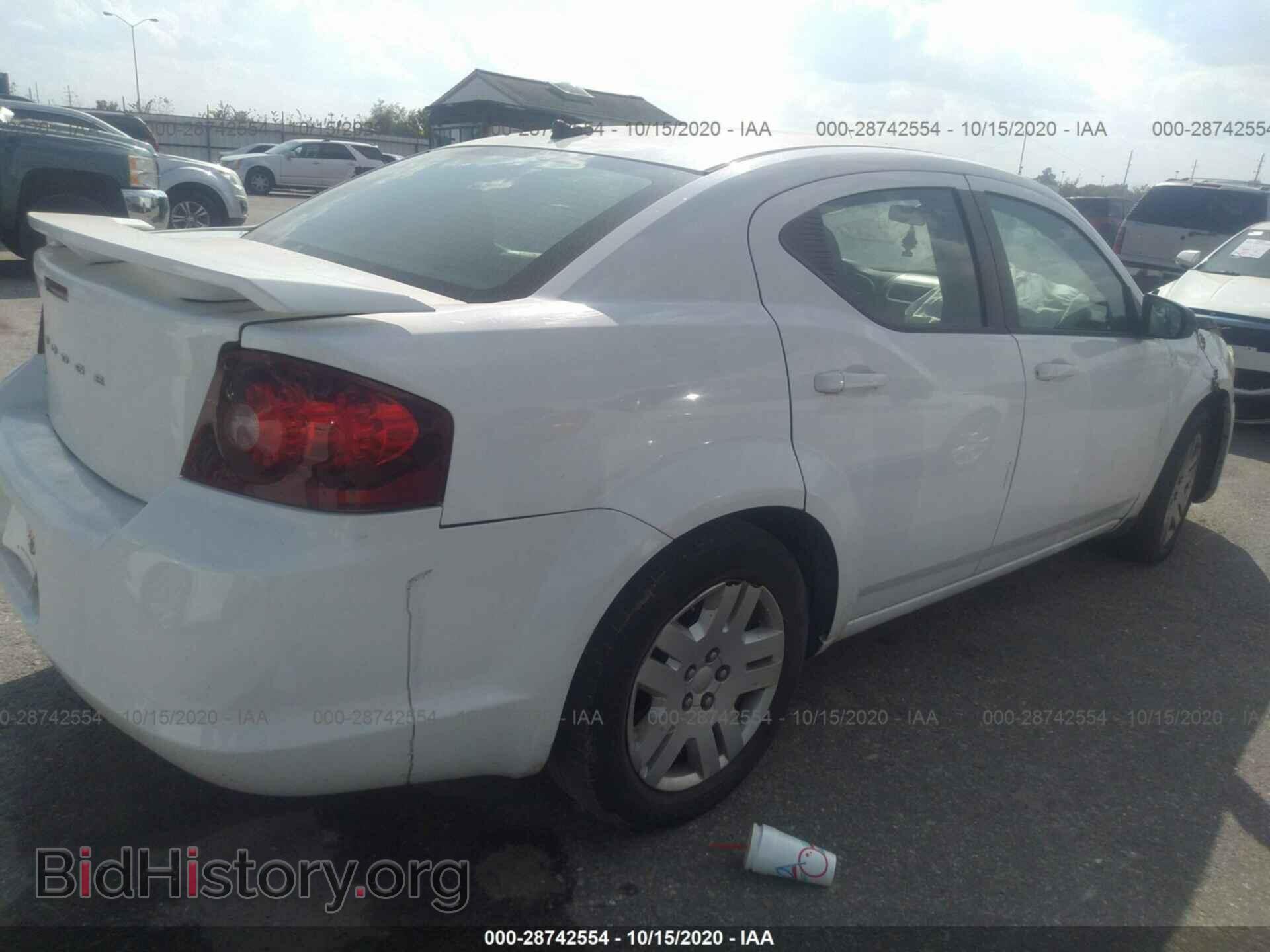 2013 DODGE AVENGER - VIN: 1C3CDZAB7DN682622 - Фото 4