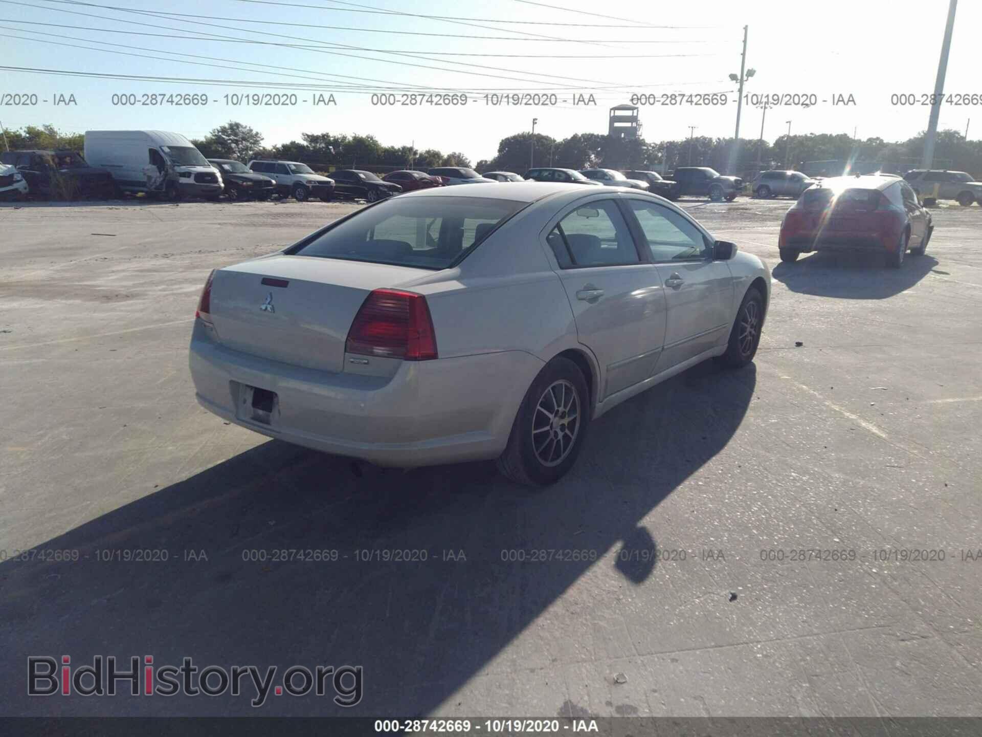 2004 MITSUBISHI GALANT - VIN: 4A3AB46F64E116598 - Фото 4