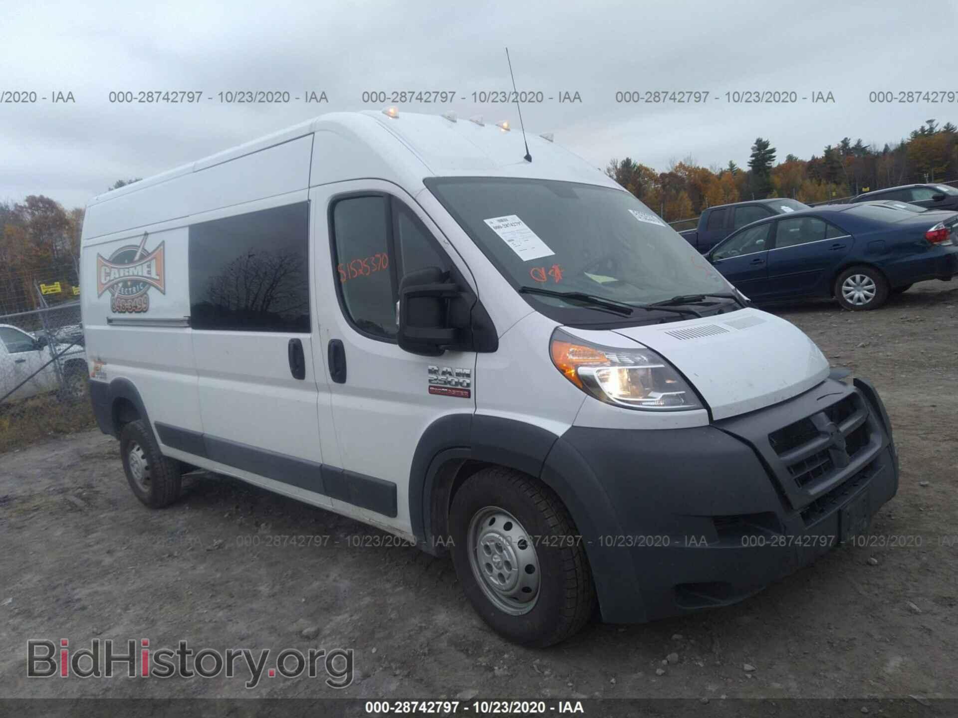 Фотография 3C6TRVDG3GE100514 - RAM PROMASTER CARGO VAN 2016