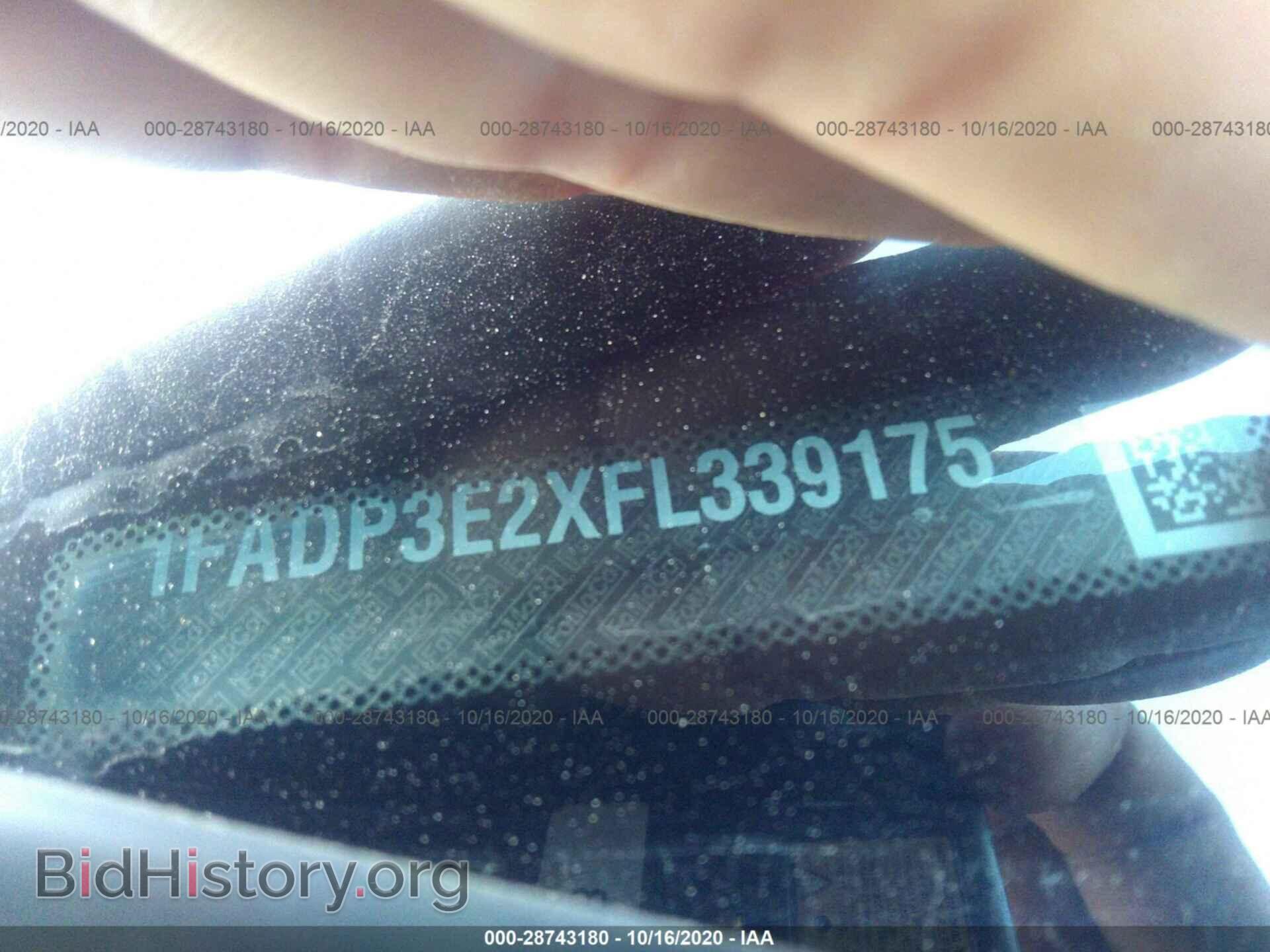 2015 FORD FOCUS - VIN: 1FADP3E2XFL339175 - Фото 9