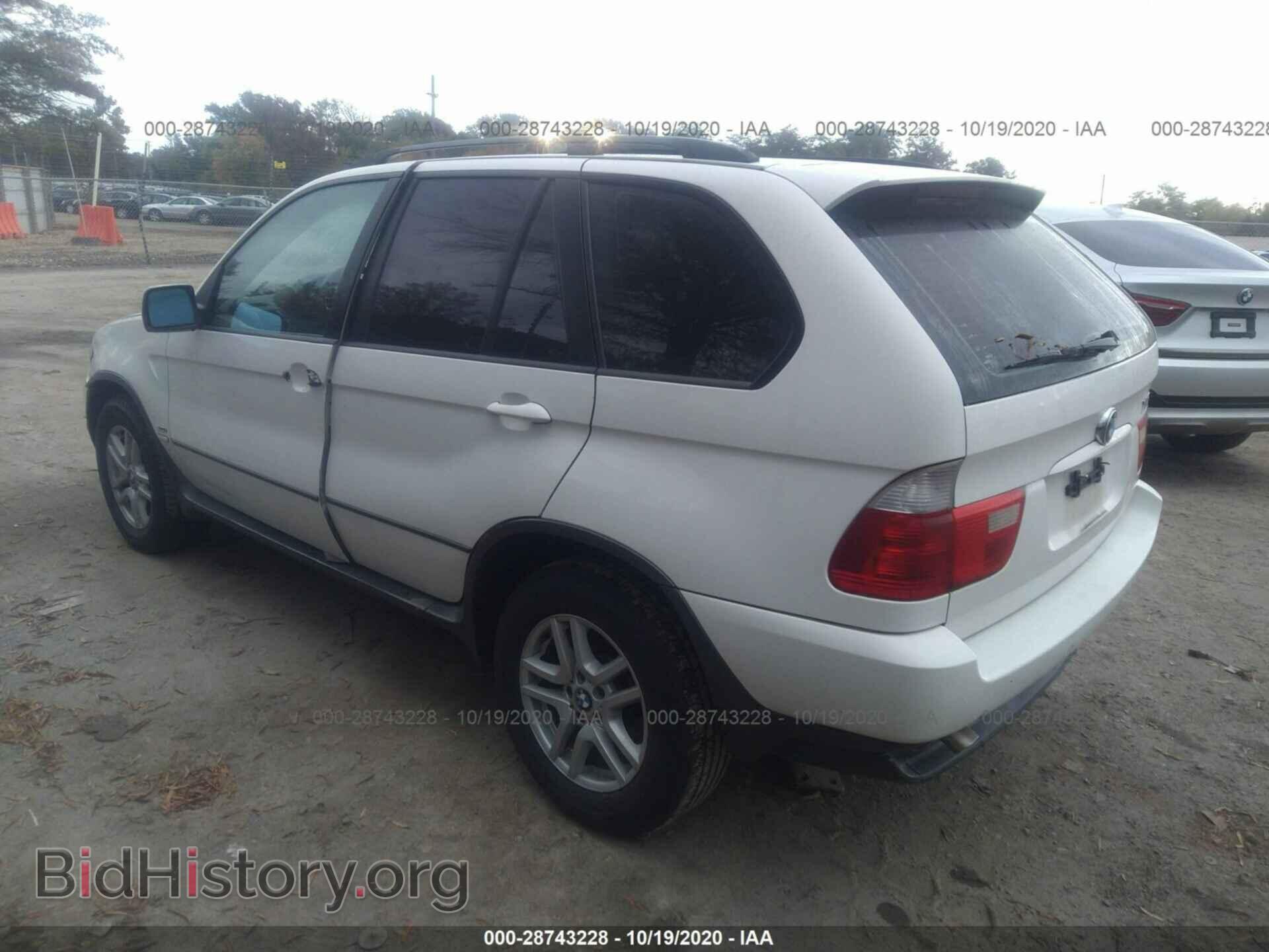 2006 BMW X5 - VIN: 5UXFA13596LY27019 - Фото 3