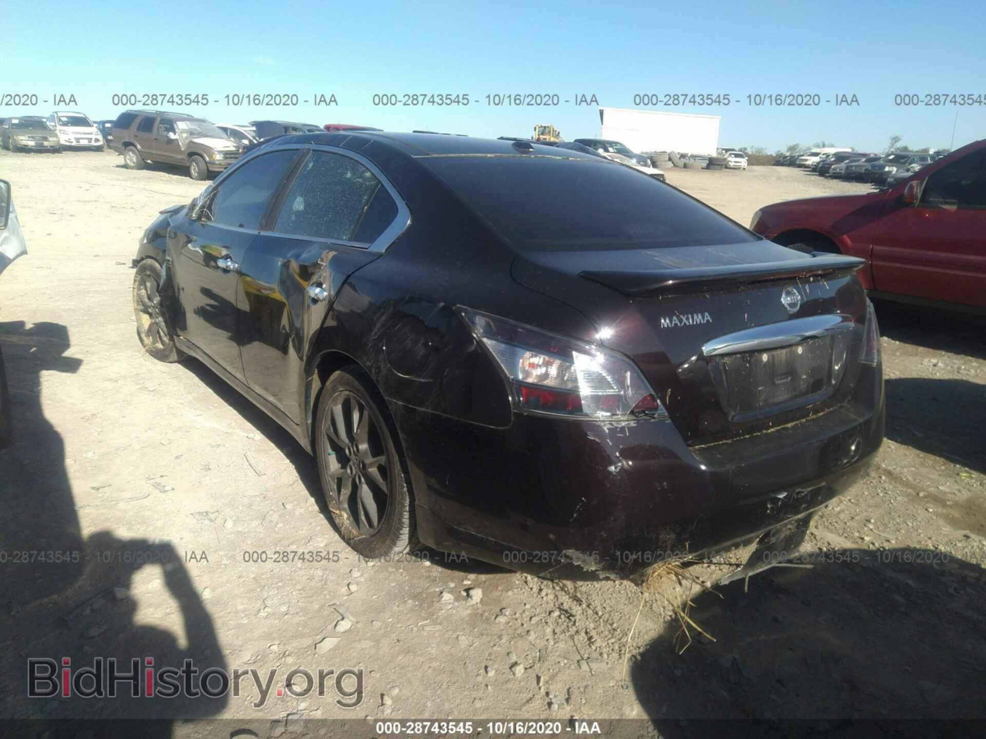 2014 NISSAN MAXIMA - VIN: 1N4AA5AP7EC436804 - Фото 3