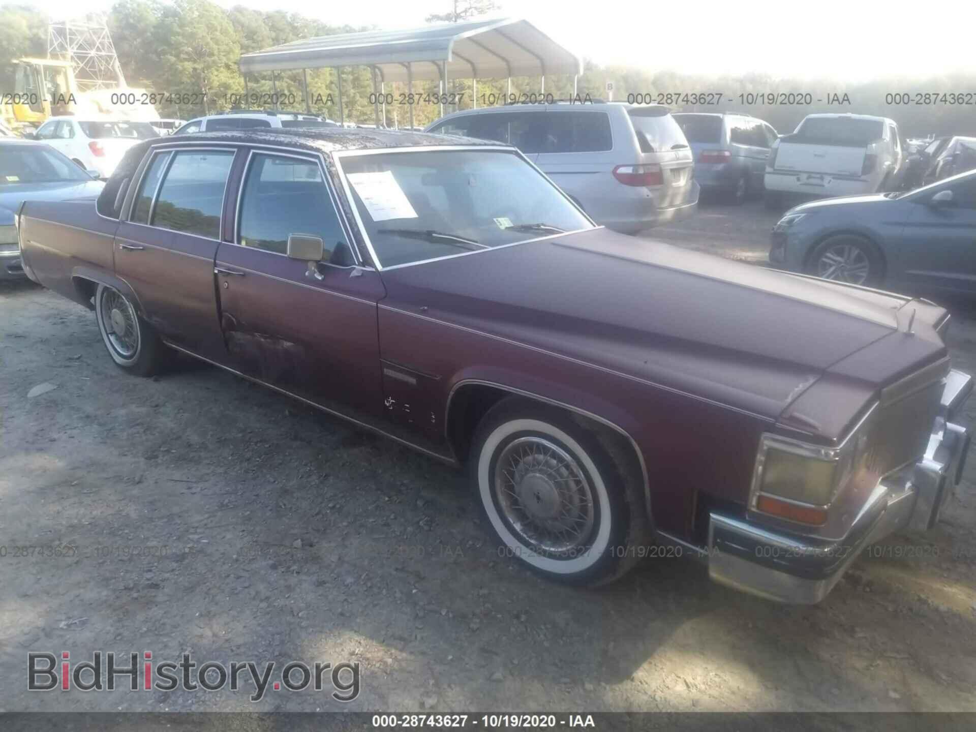 Фотография 1G6AD6983D9256884 - CADILLAC DEVILLE 1983