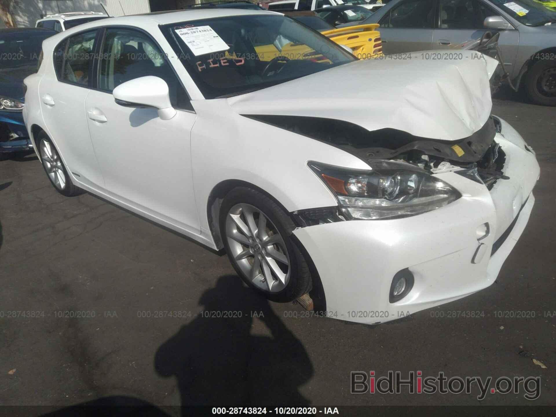 Фотография JTHKD5BH3D2167068 - LEXUS CT 200H 2013