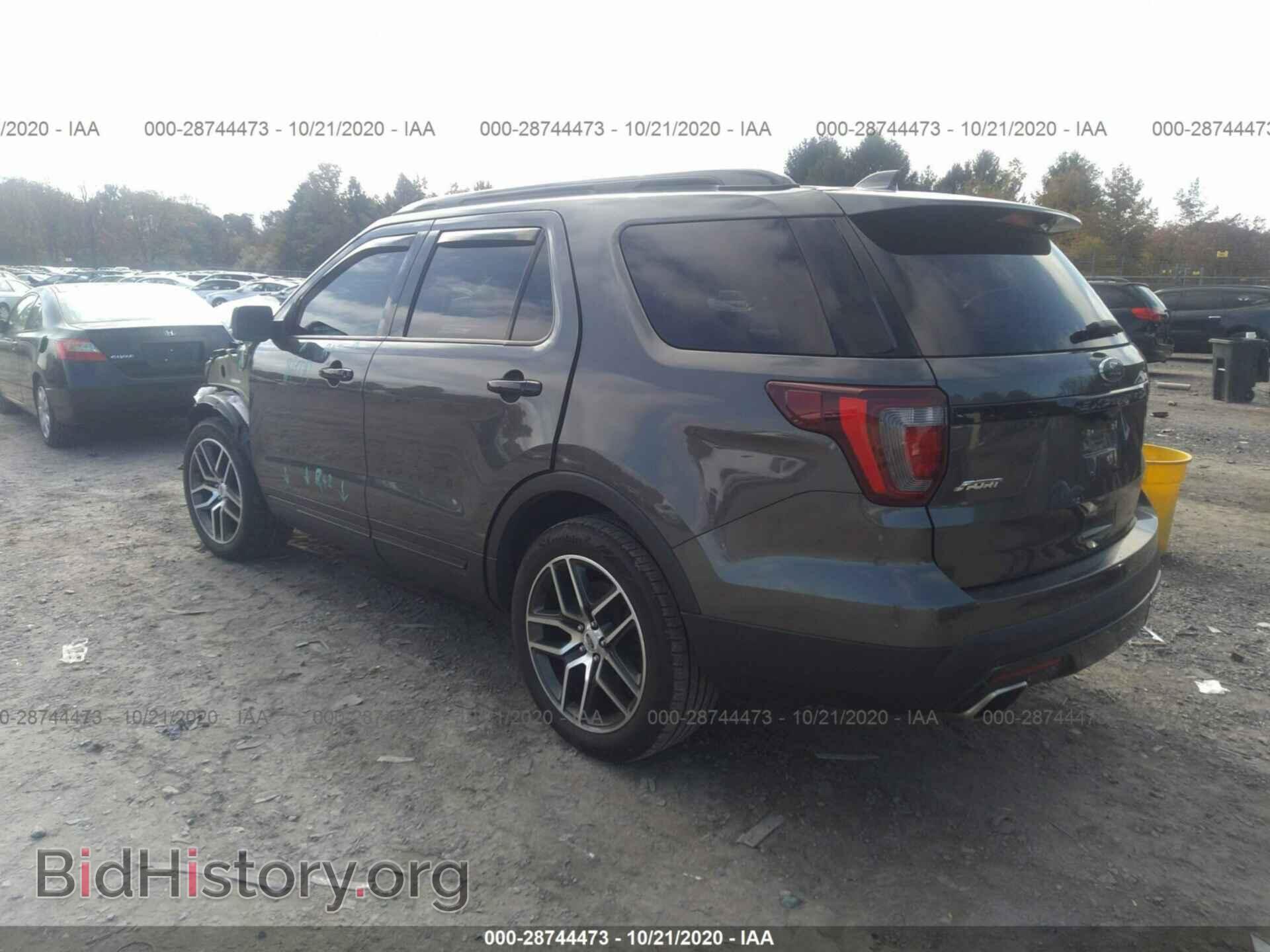 2017 FORD EXPLORER - VIN: 1FM5K8GT4HGC28614 - Фото 3