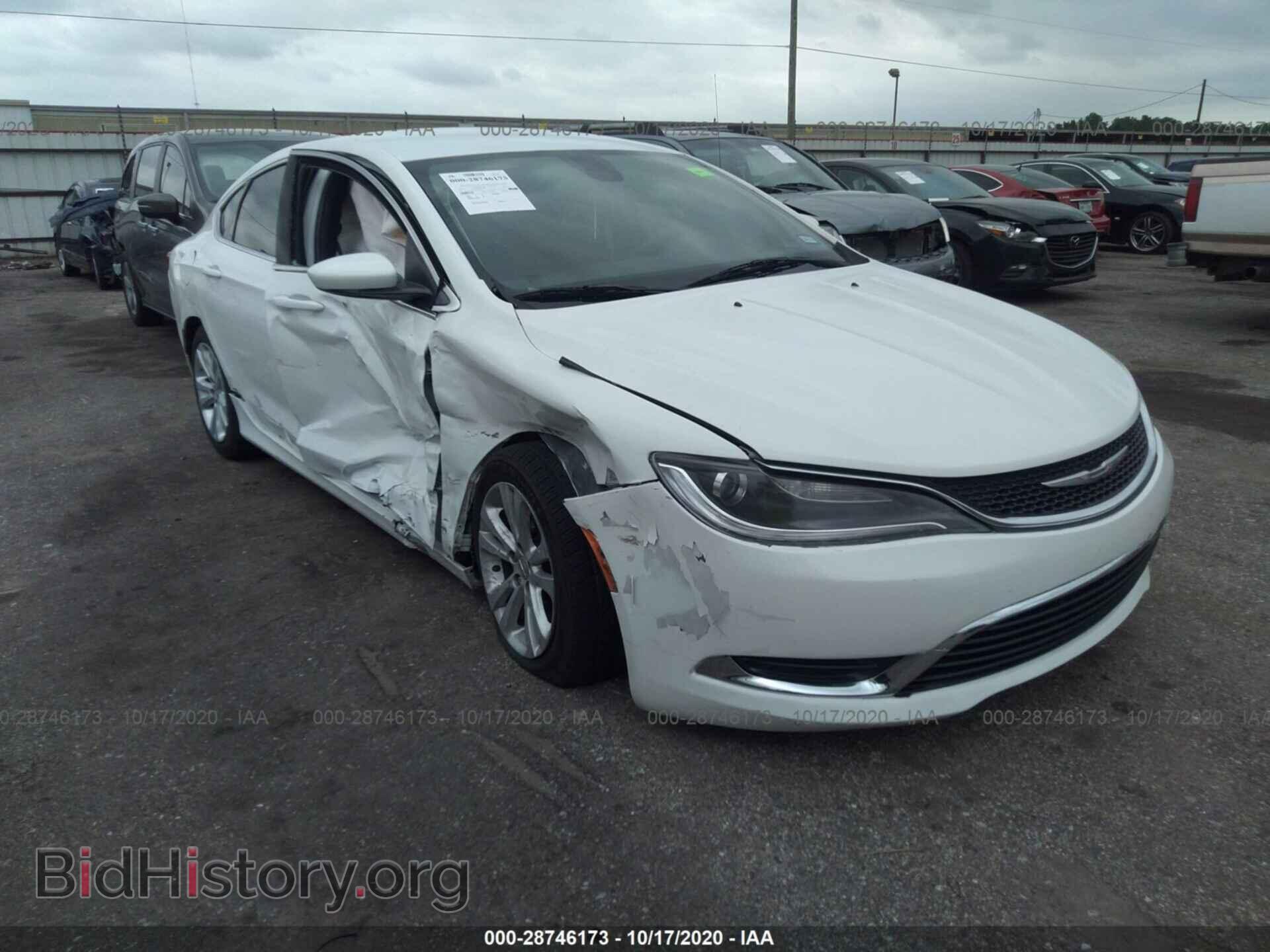 Photo 1C3CCCAB5FN539915 - CHRYSLER 200 2015