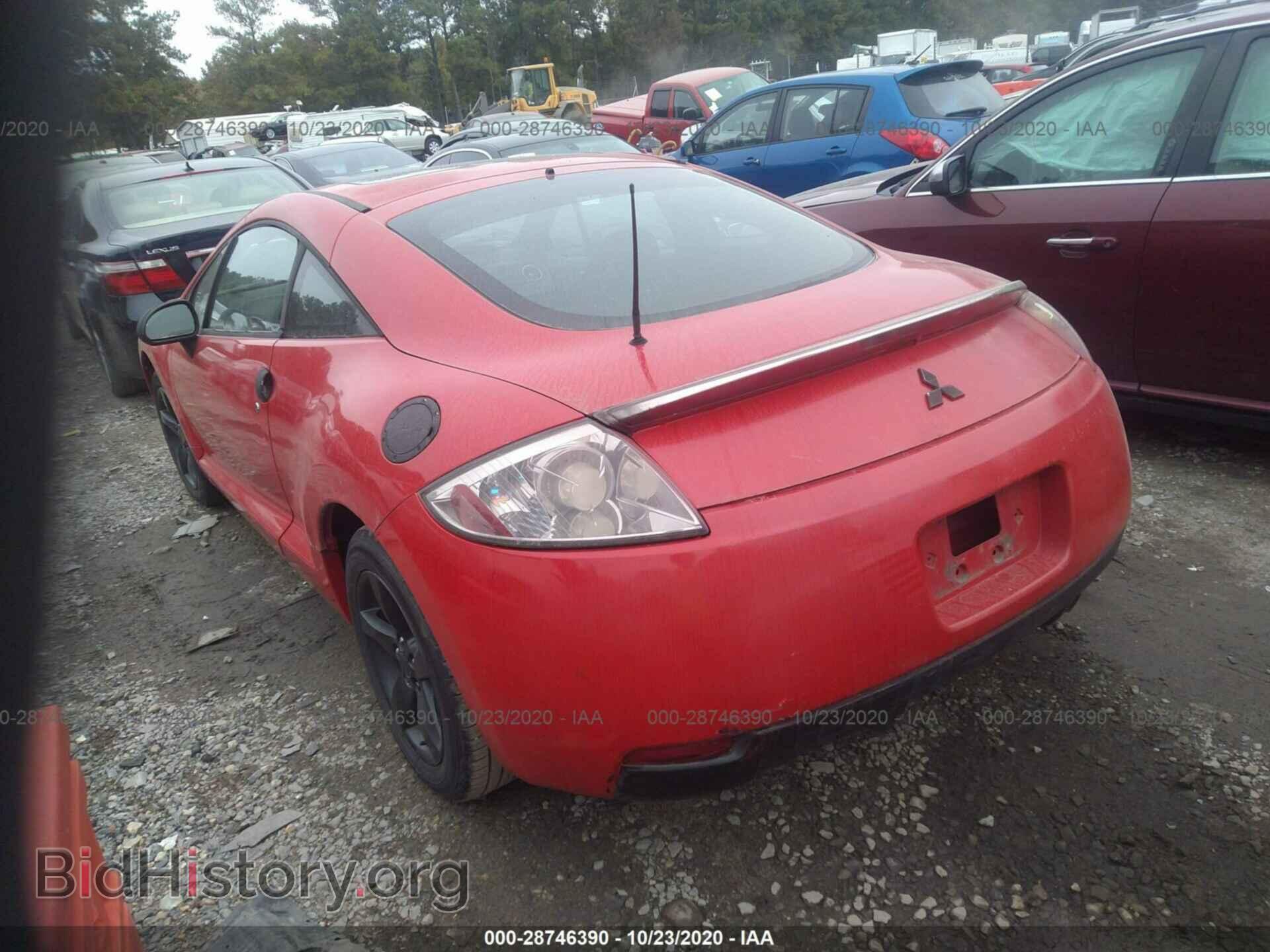 2006 MITSUBISHI ECLIPSE - VIN: 4A3AK24F06E053556 - Фото 3