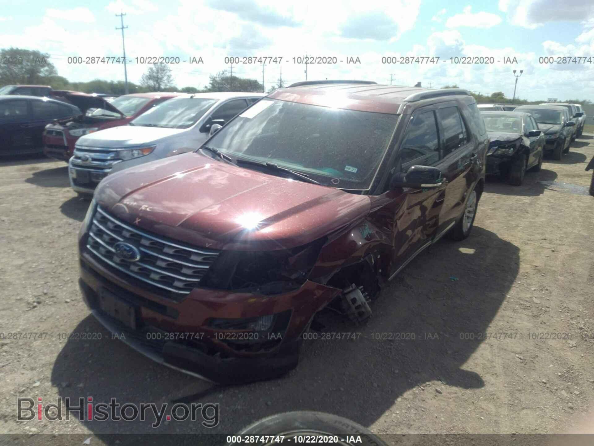 2016 FORD EXPLORER - VIN: 1FM5K7D88GGB33224 - Фото 2