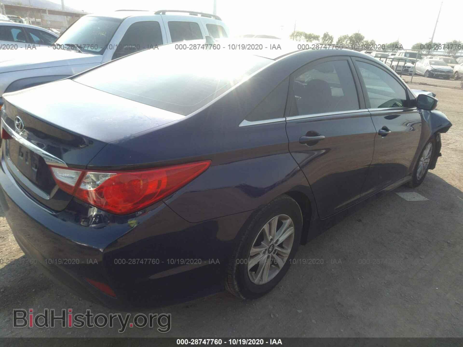 2014 HYUNDAI SONATA - VIN: 5NPEB4AC2EH844700 - Фото 4