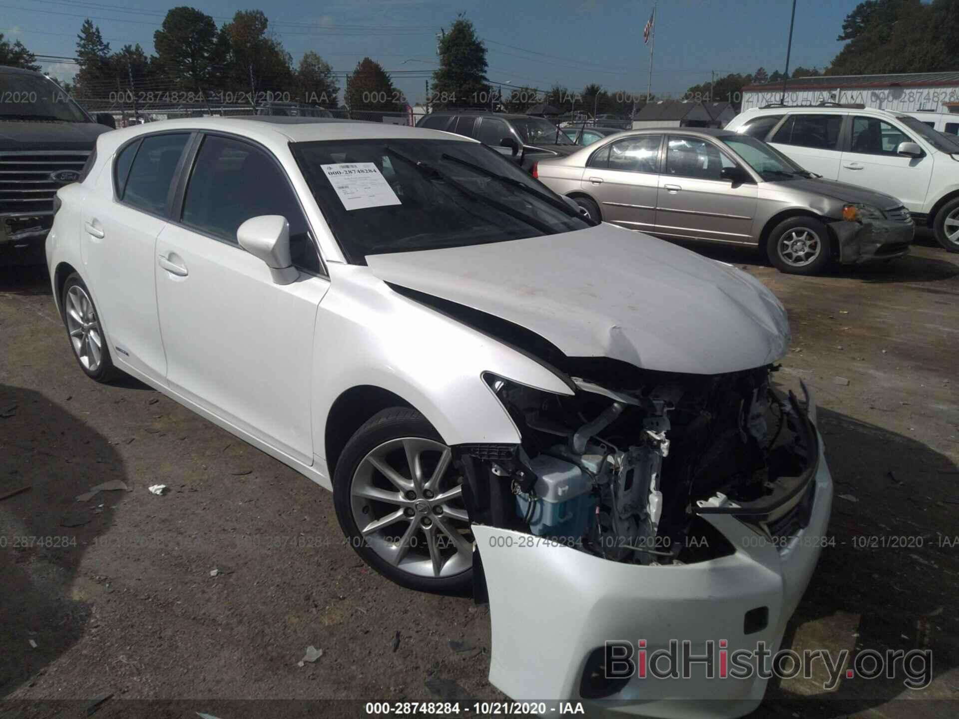 Photo JTHKD5BH6C2094969 - LEXUS CT 200H 2012