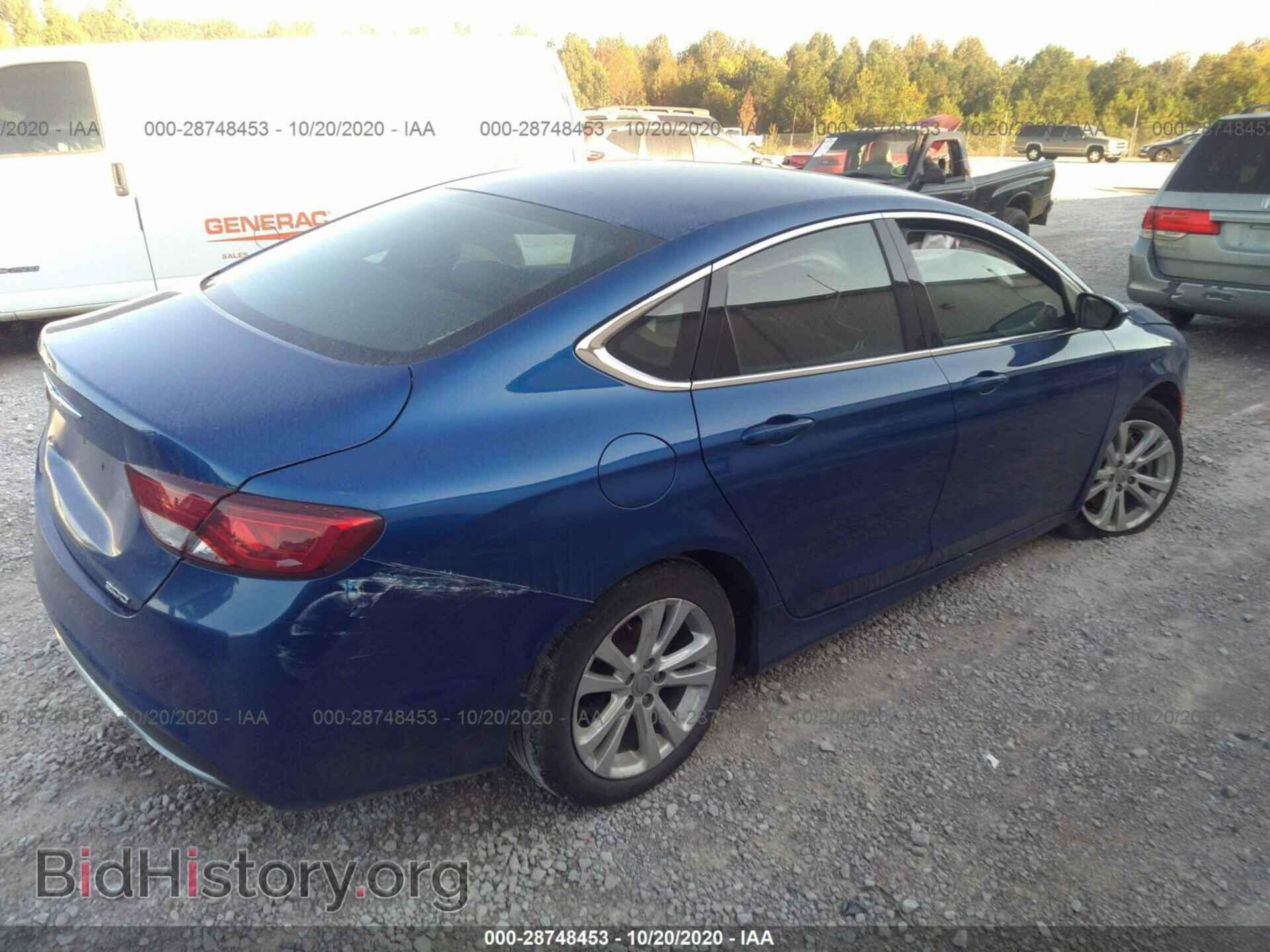 2015 CHRYSLER 200 - VIN: 1C3CCCAB1FN606915 - Фото 4