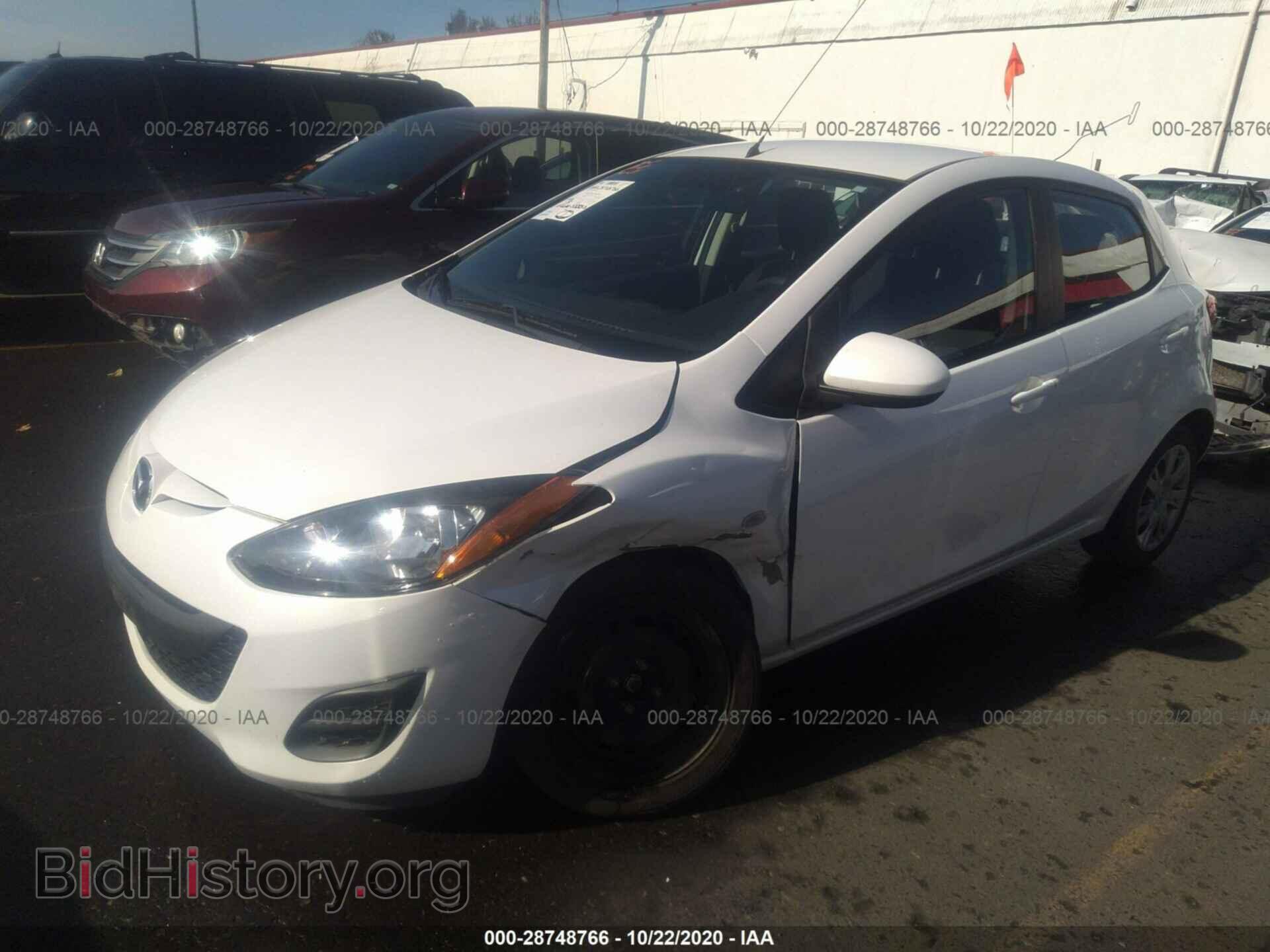 2014 MAZDA MAZDA2 - VIN: JM1DE1KYXE0183314 - Фото 2